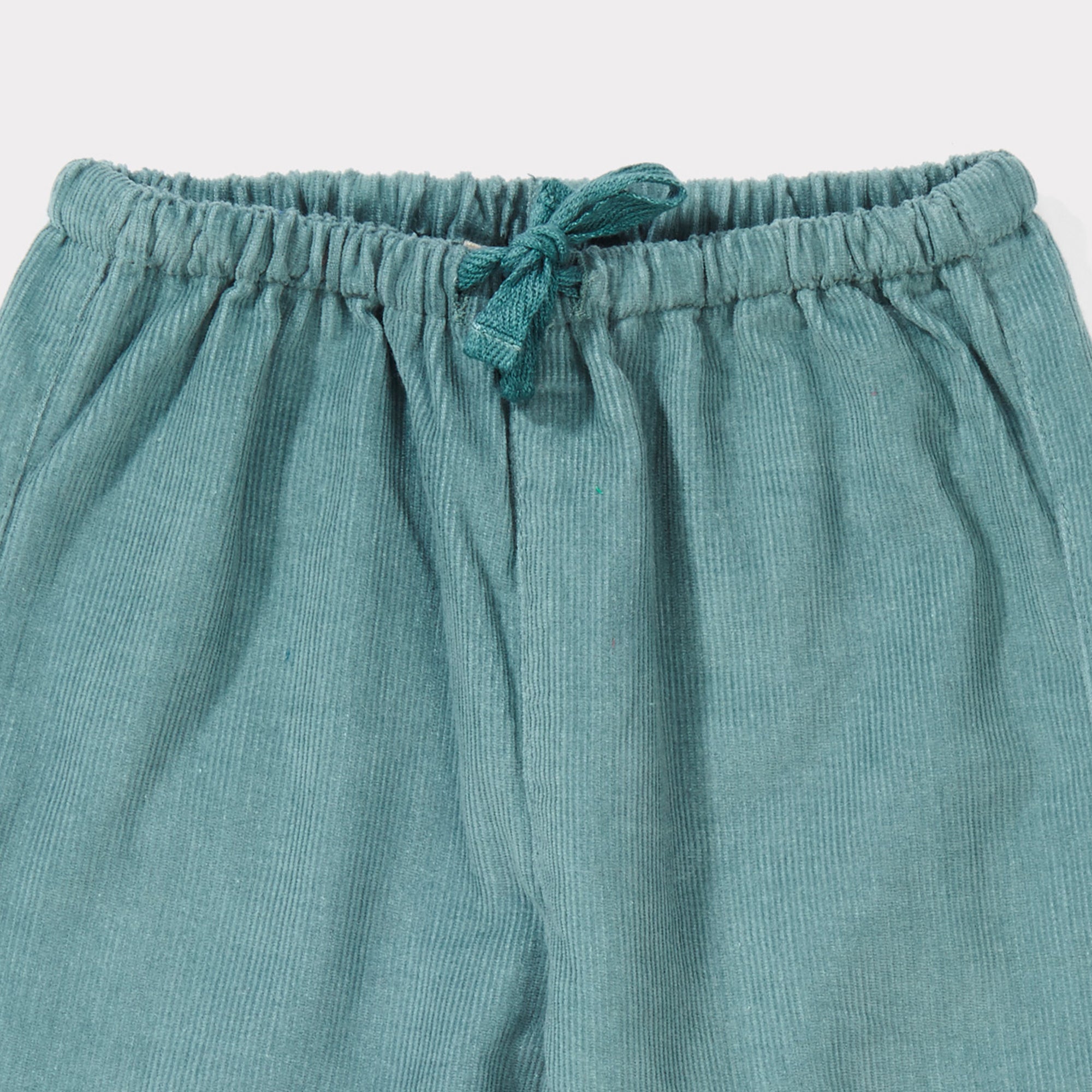 Baby Cameo Blue Cotton Woven Trousers