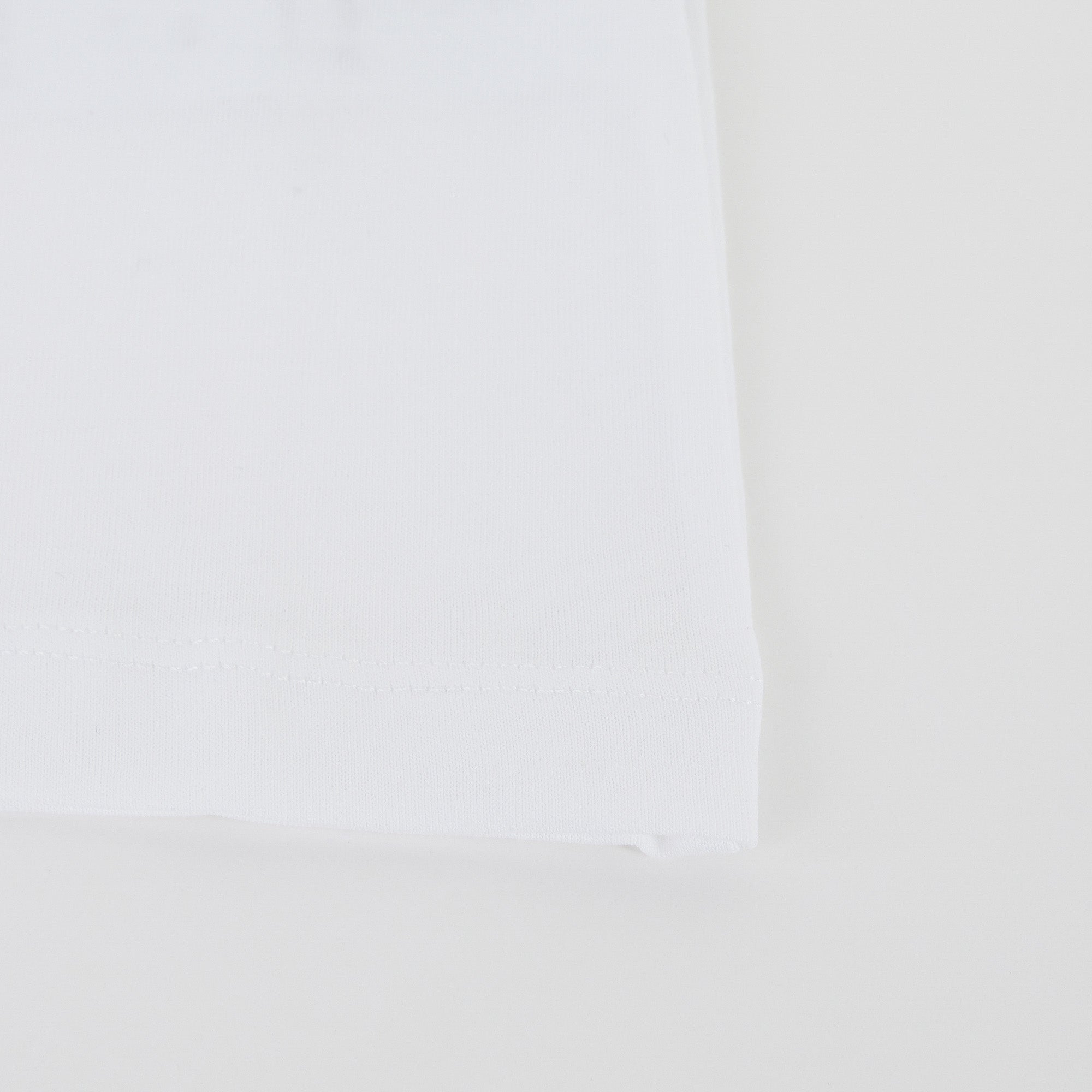 Boys & Girls White Logo Cotton T-Shirt