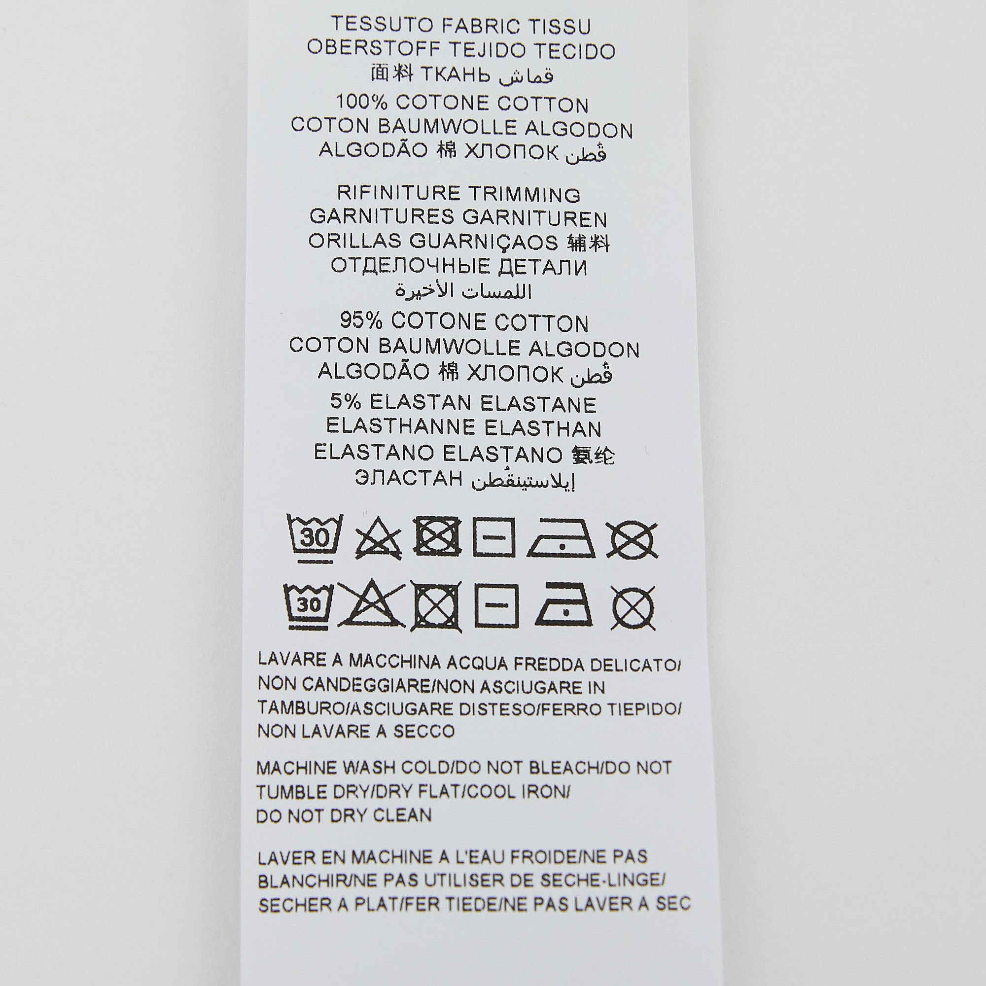 Boys & Girls White Logo Cotton T-Shirt