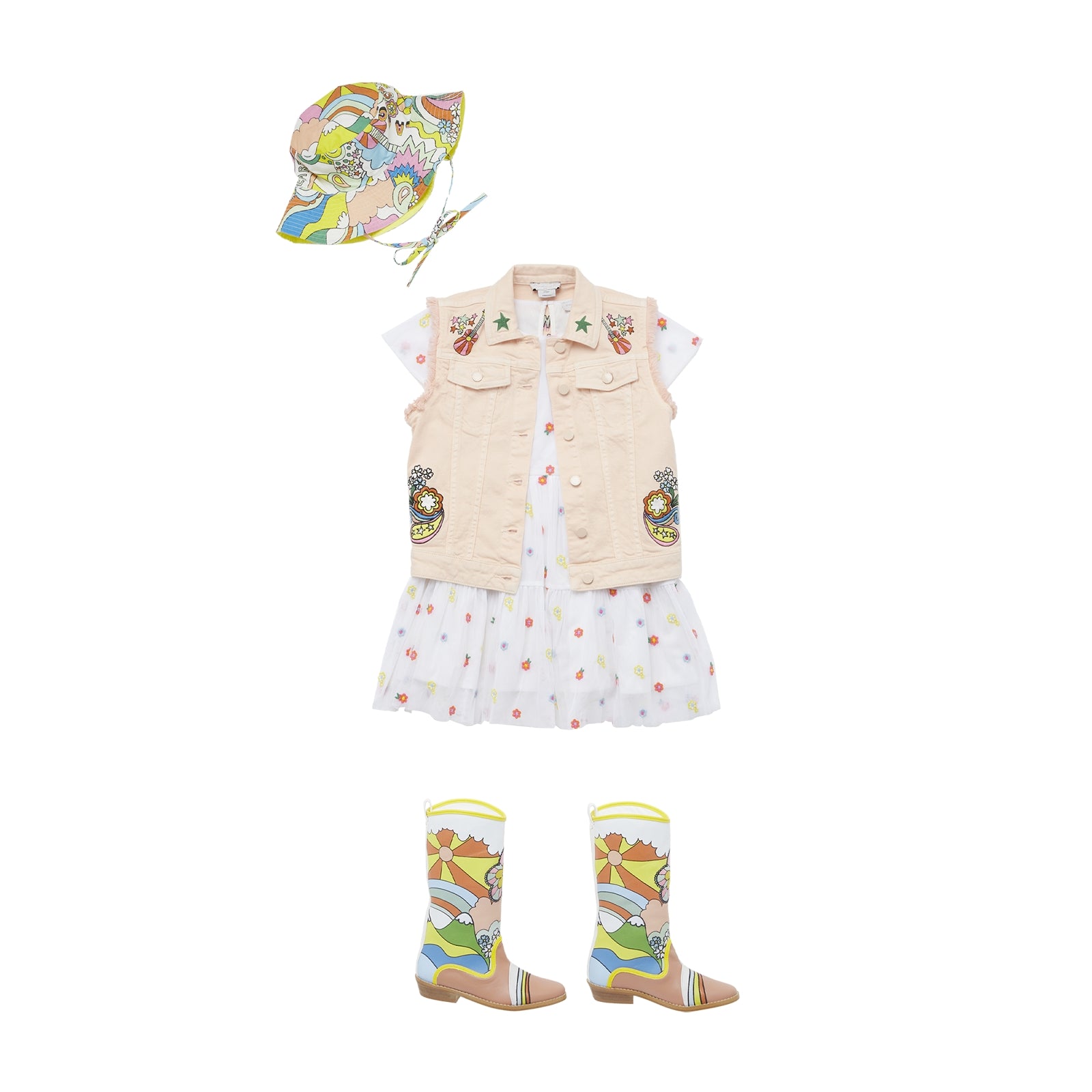 Girls Multicolor Hat