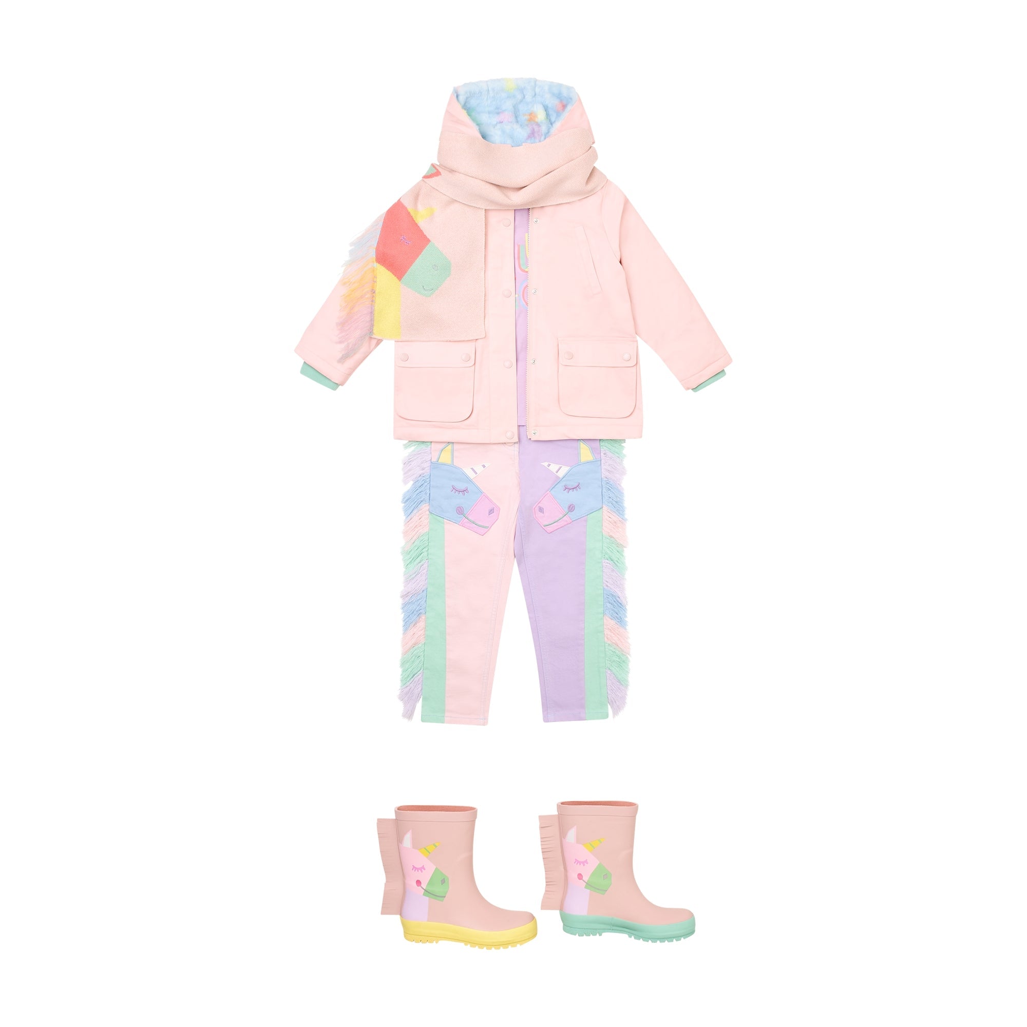 Girls Pink Coat