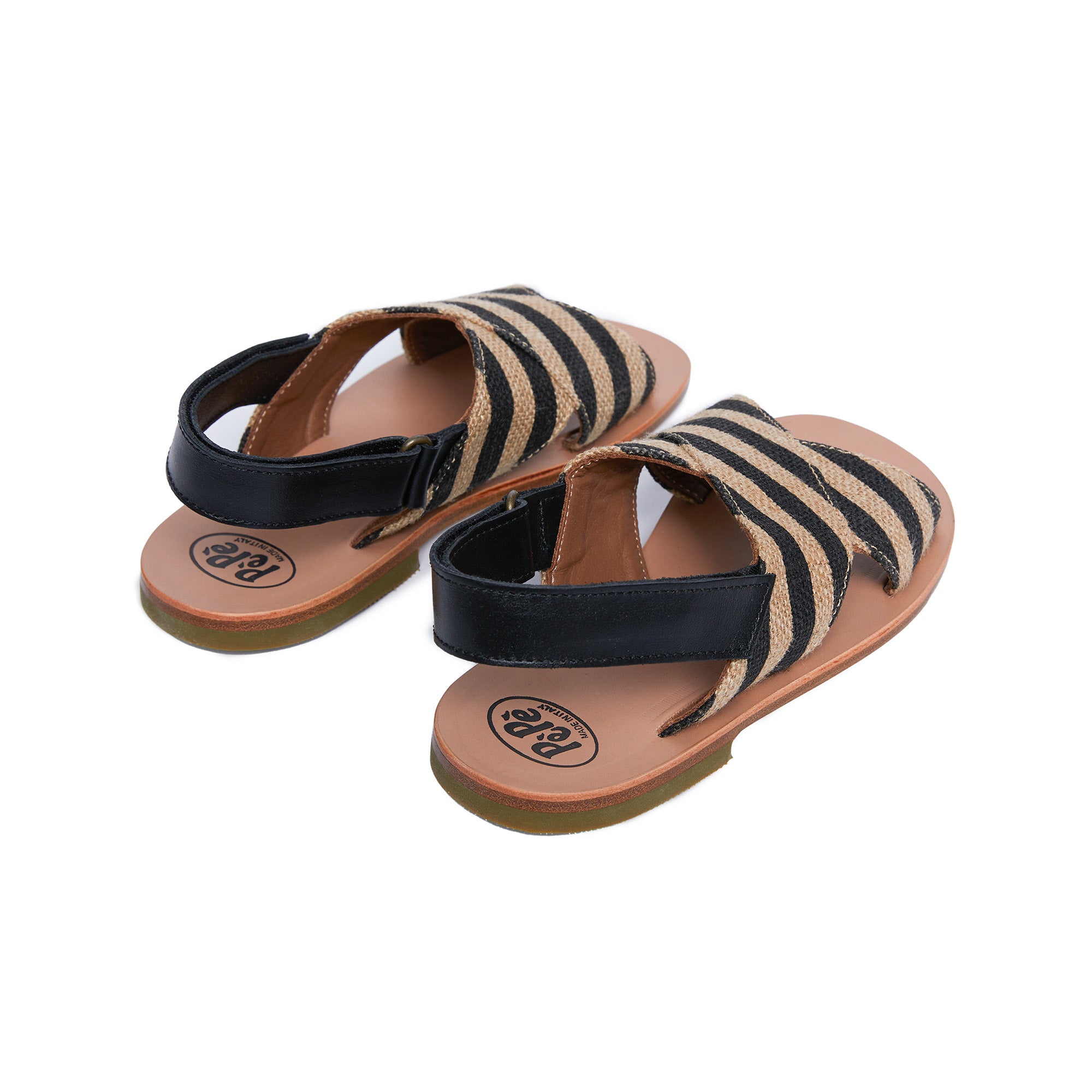 Boys & Girls Beige Stripes Sandals