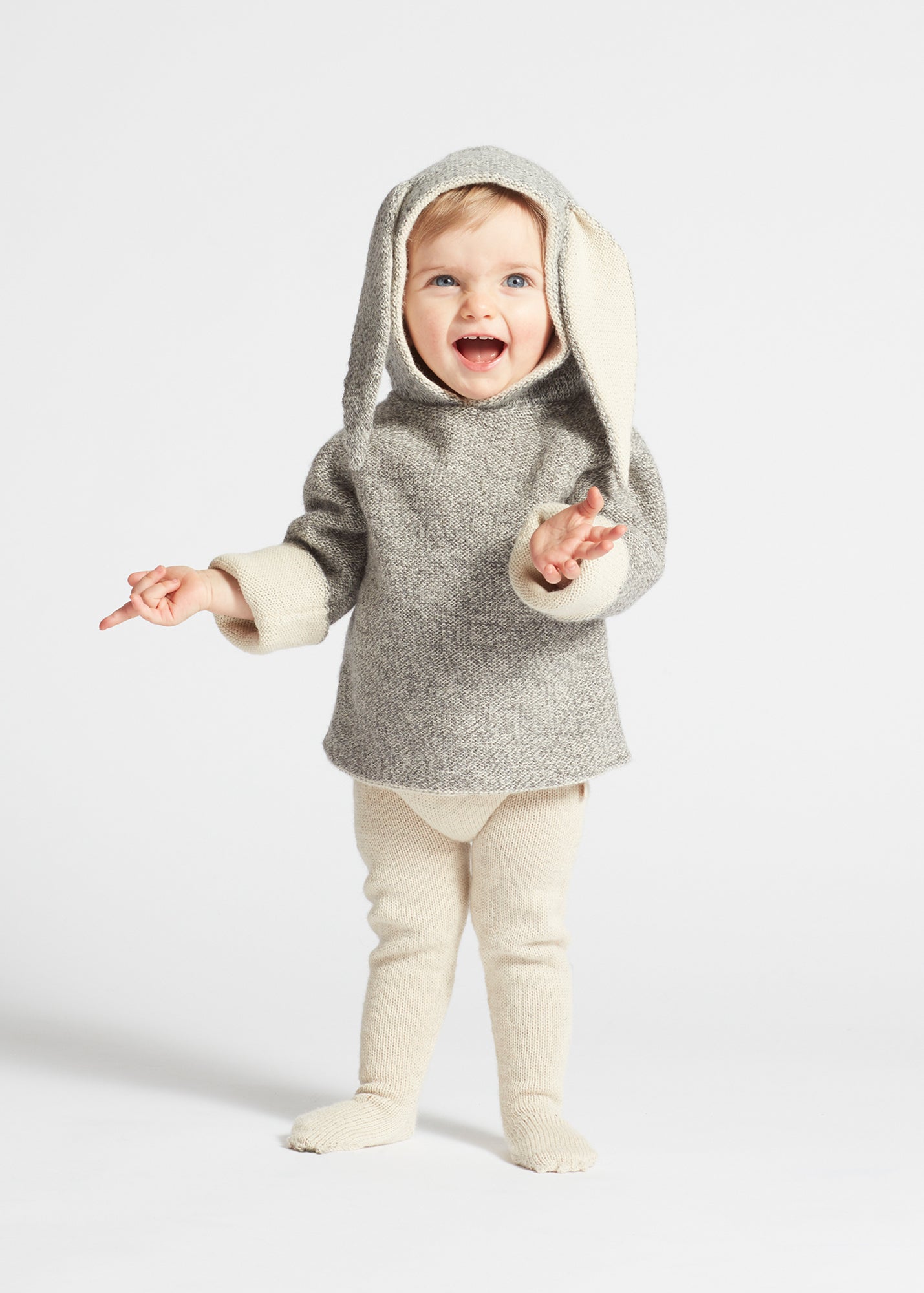 Boys & Girls Grey Mulinex Bunny Hoodie