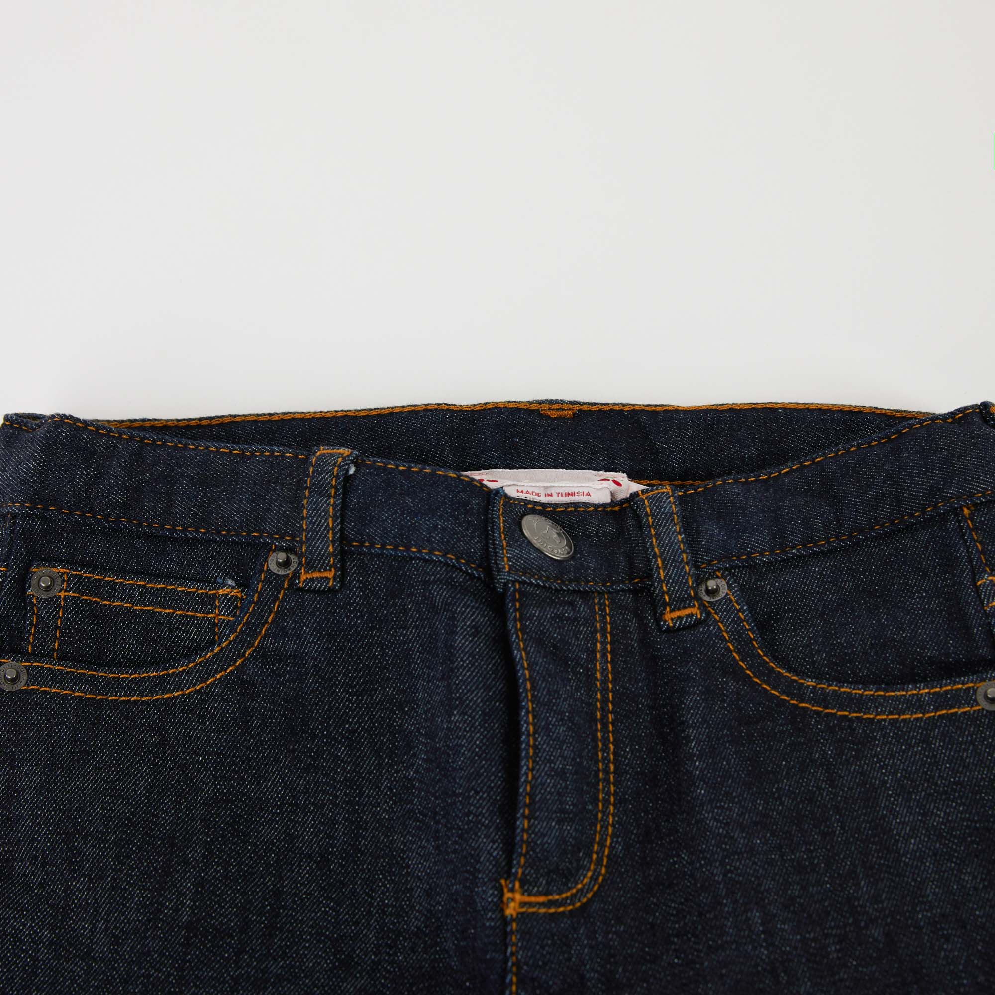 Girls Black Denim Trousers