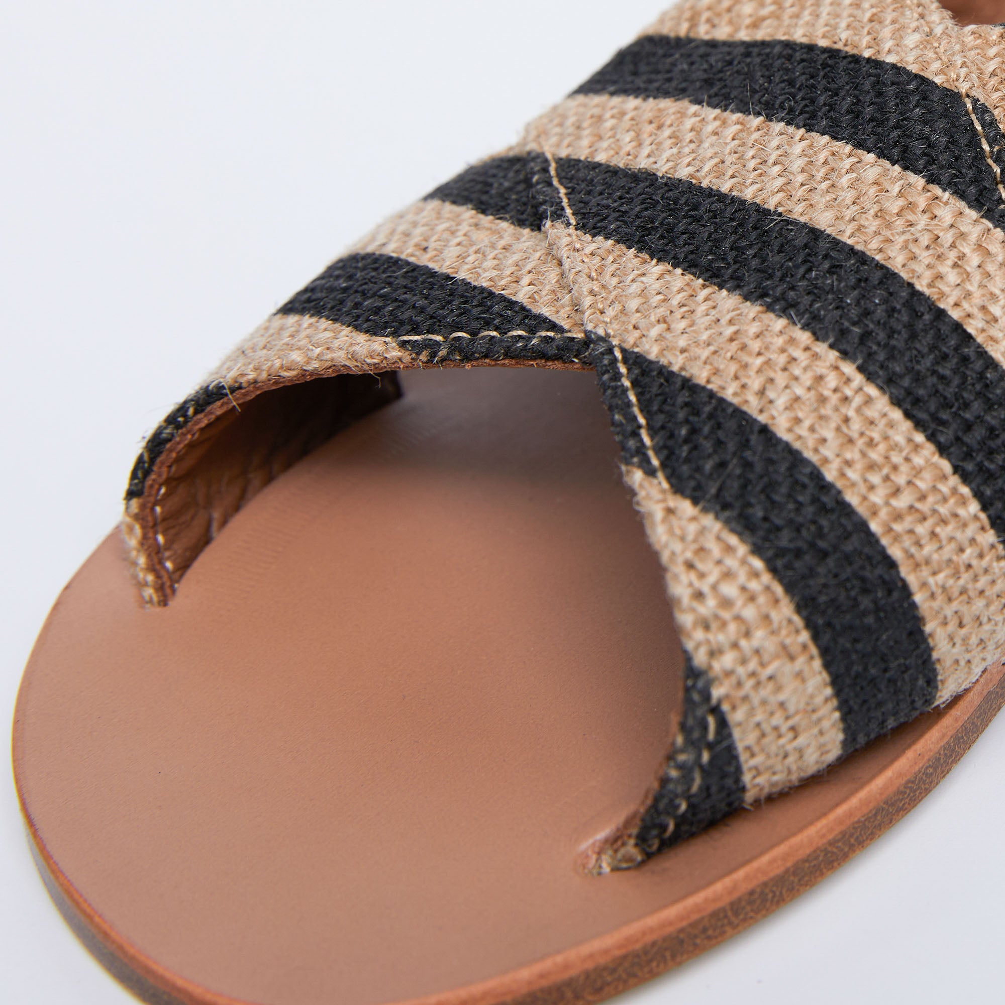 Boys & Girls Beige Stripes Sandals