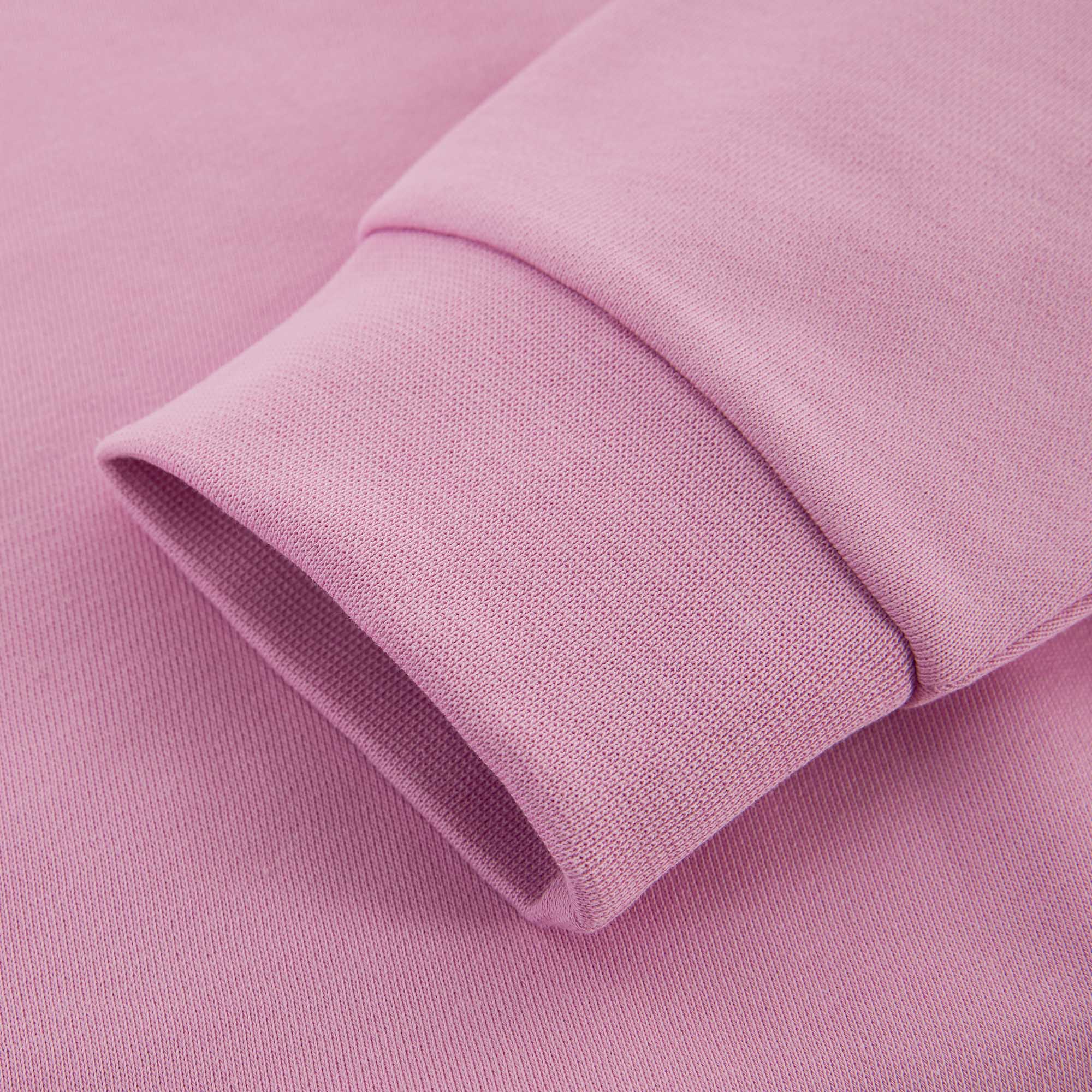 Girls Pink Logo Cotton Sweatshirt