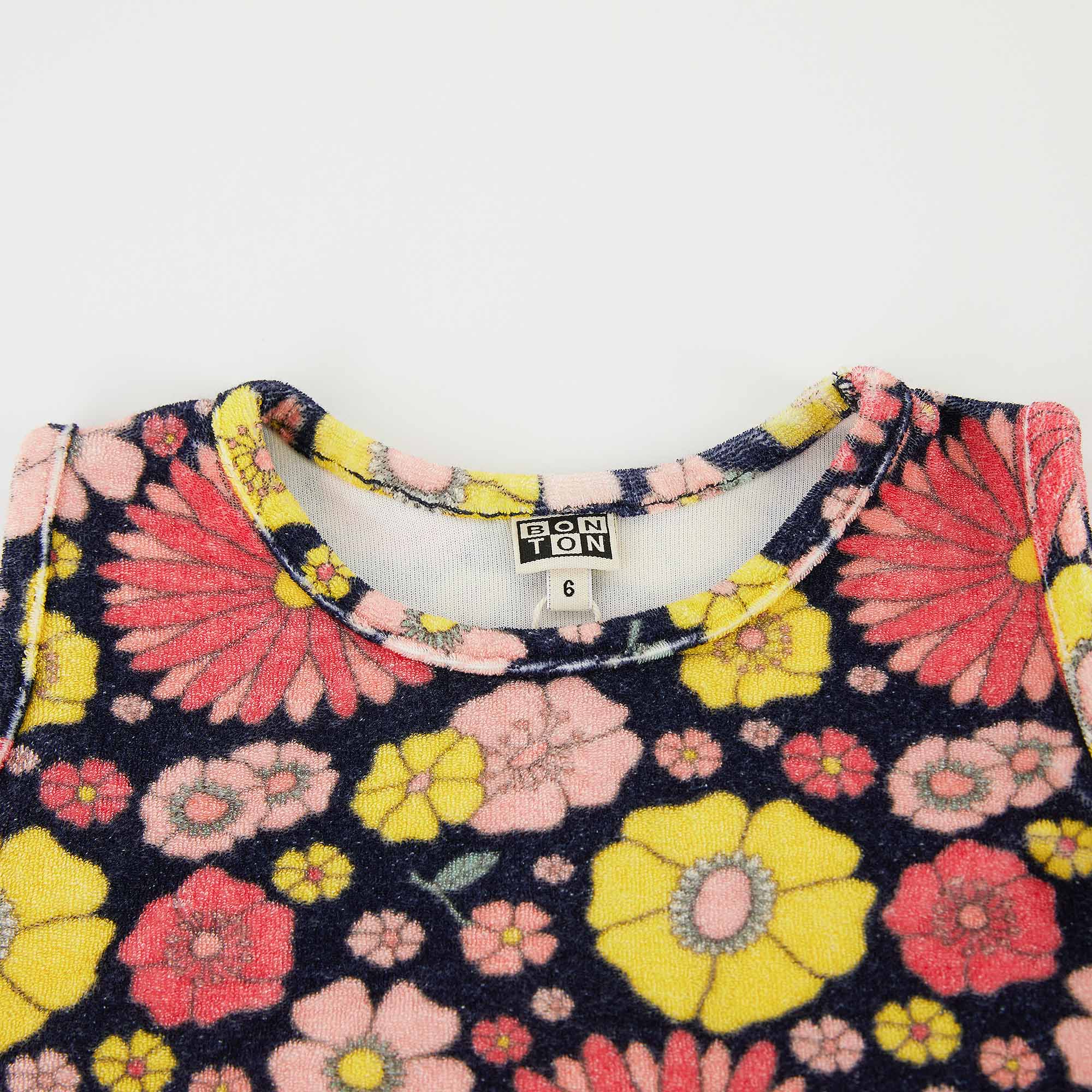 Girls Multicolor Flower Cotton Vest