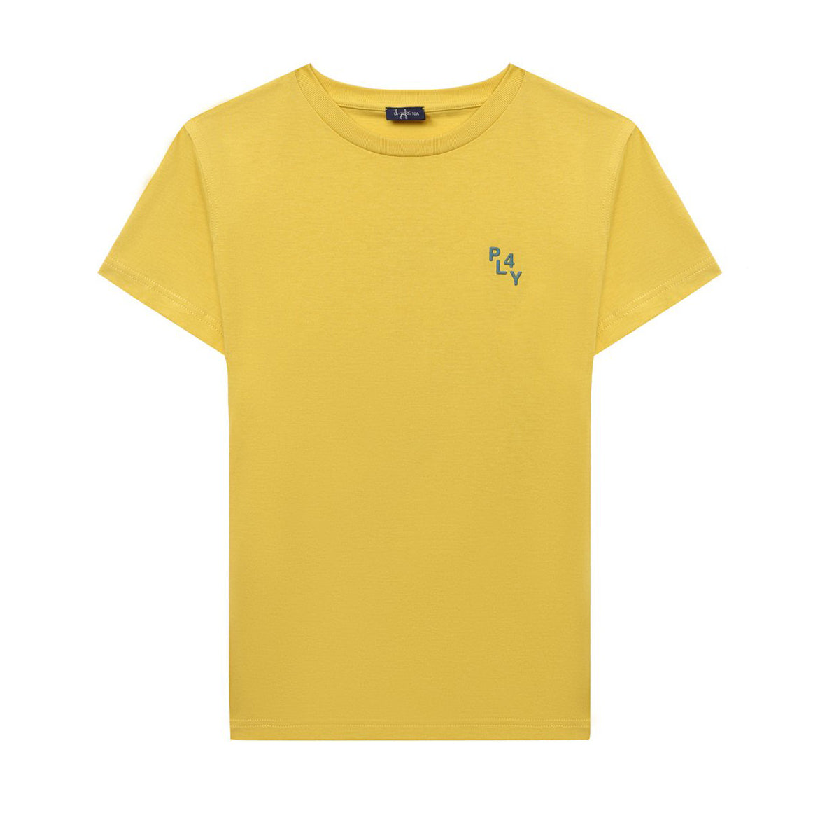 Boys & Girls Yellow Cotton T-Shirt