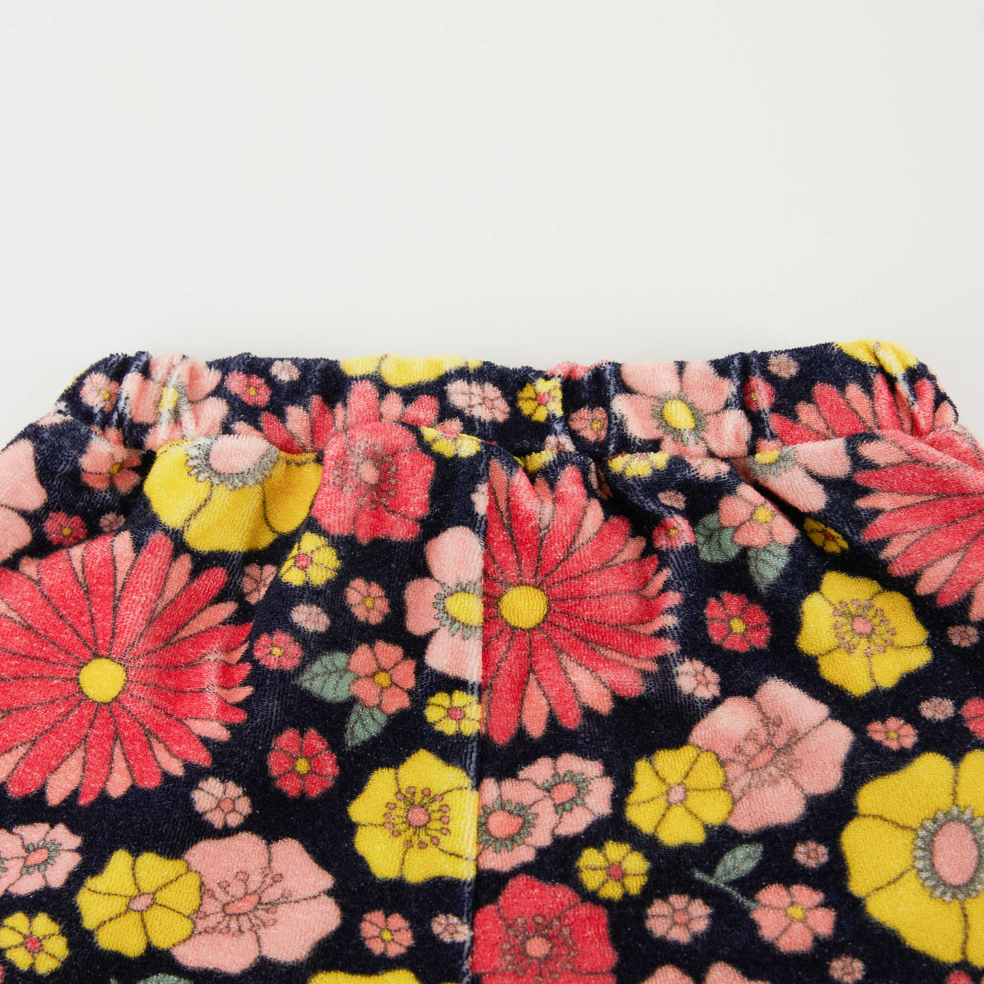 Girls Multicolor Flower Trousers
