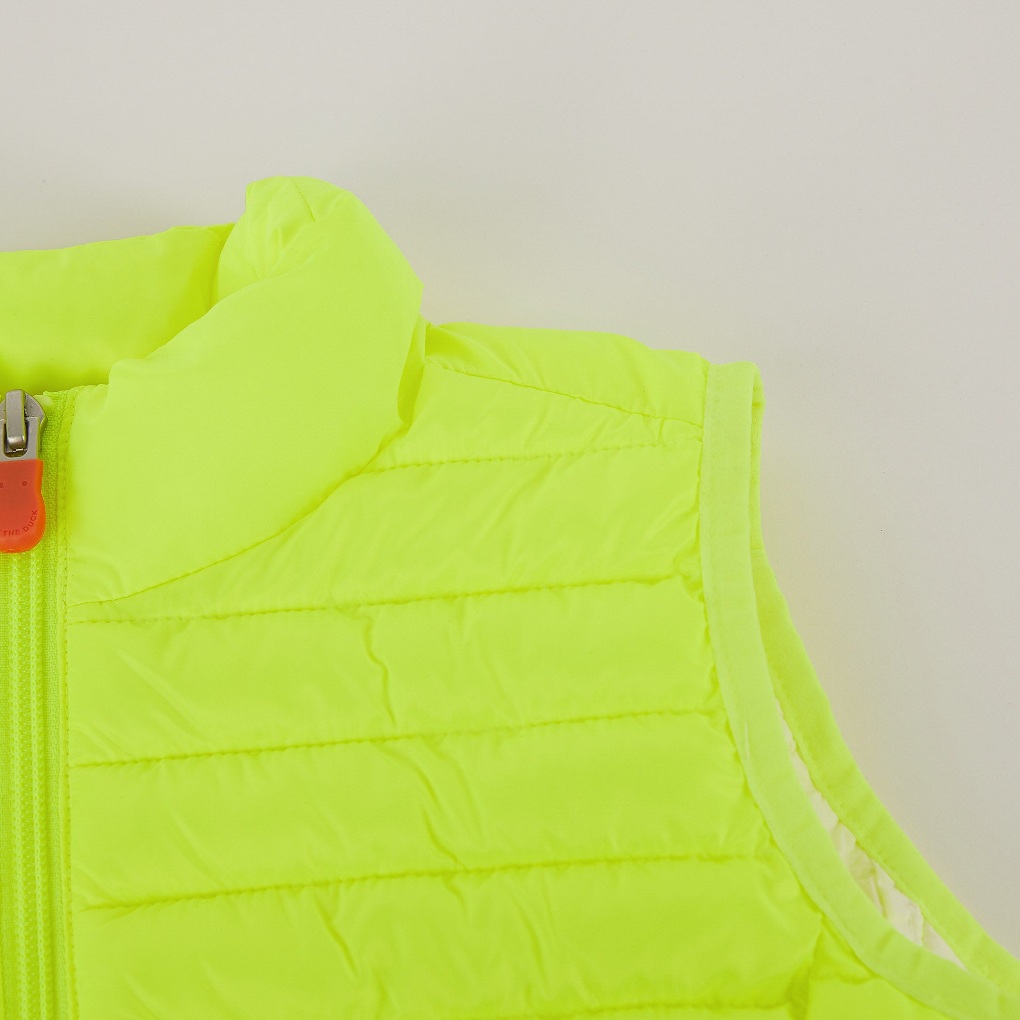 Boys & Girls Fluo Yellow Padded Gilet