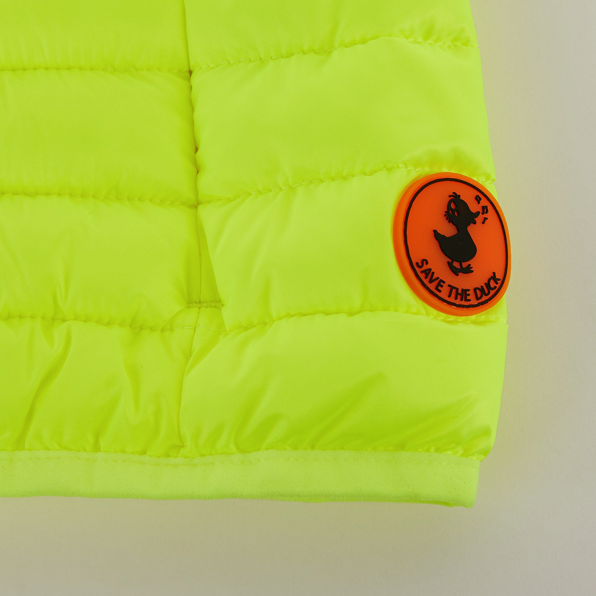 Boys & Girls Fluo Yellow Padded Gilet