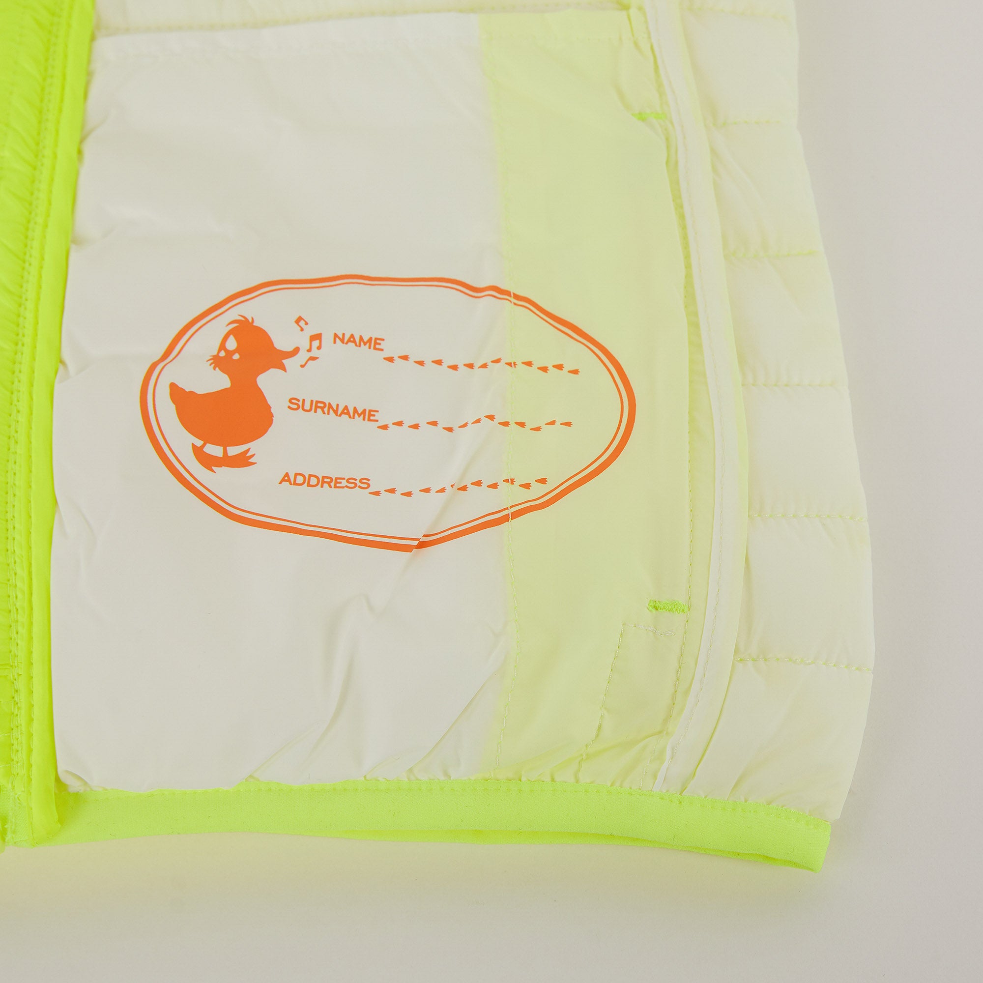 Boys & Girls Fluo Yellow Padded Gilet