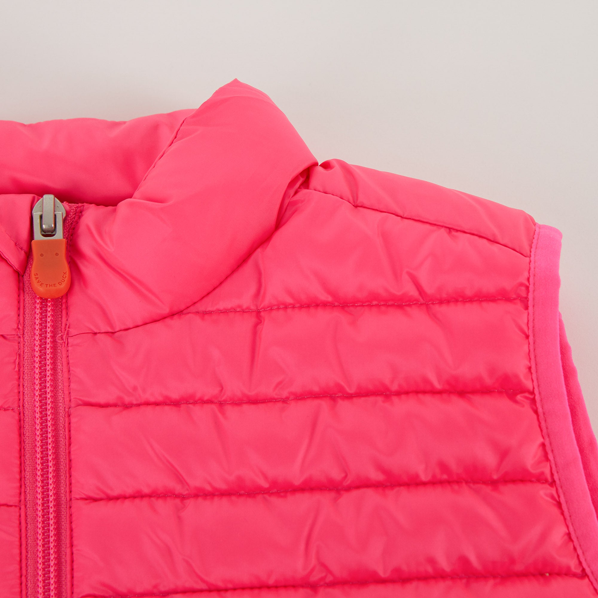 Boys & Girls Fluo Pink Padded Gilet