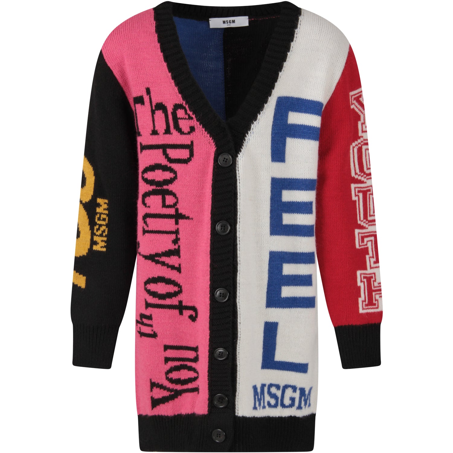 Girls Multicolor Cardigan