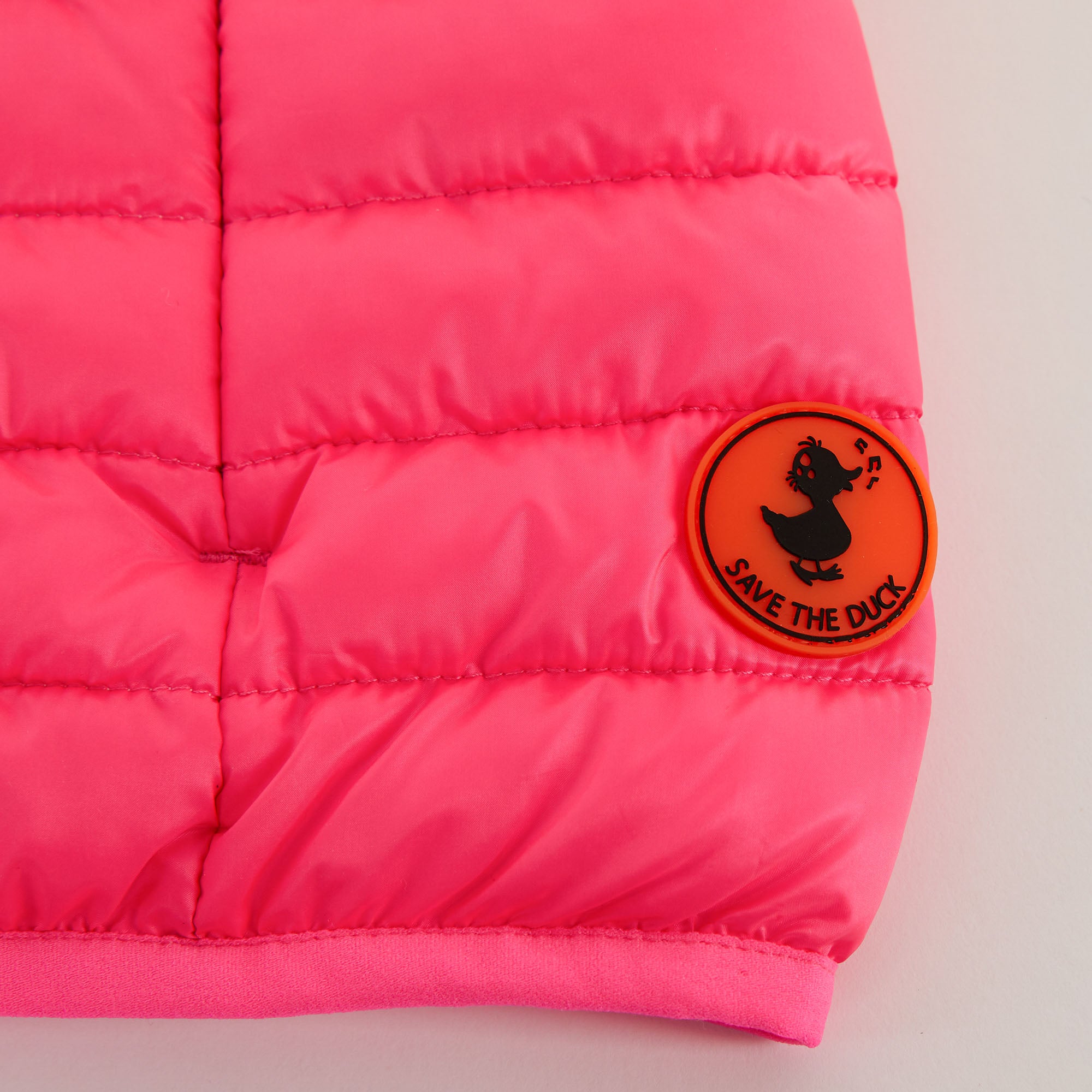 Boys & Girls Fluo Pink Padded Gilet