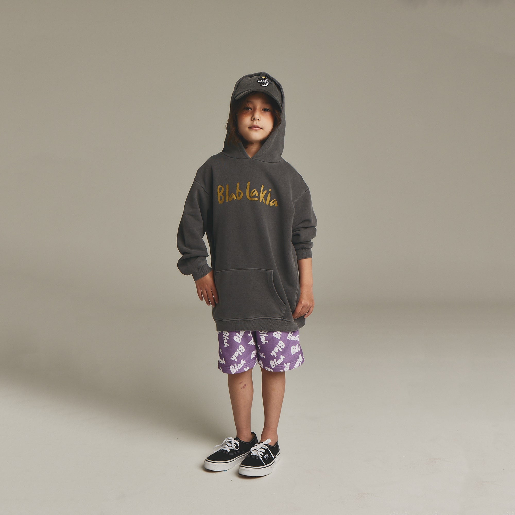 Boys & Girls Black Cap