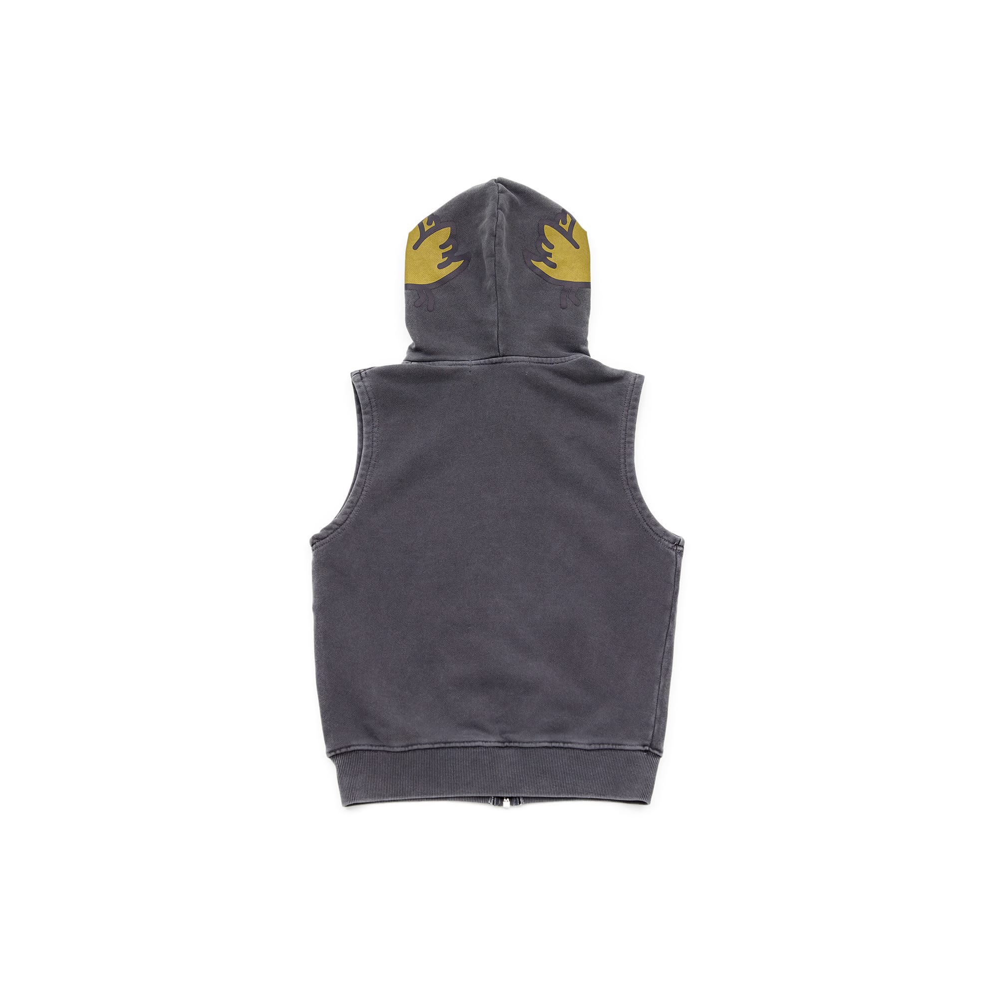 Boys & Girls Black Hooded Gilet