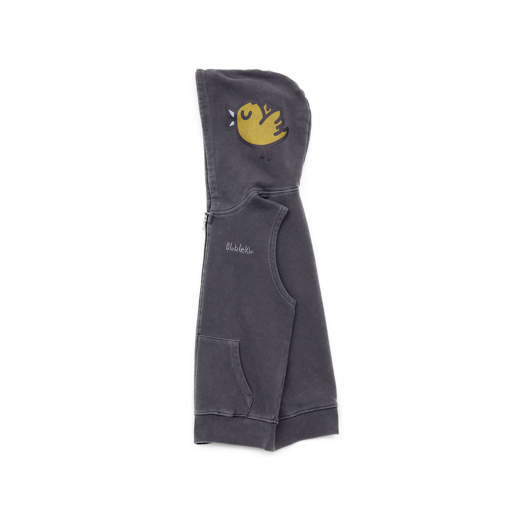 Boys & Girls Black Hooded Gilet