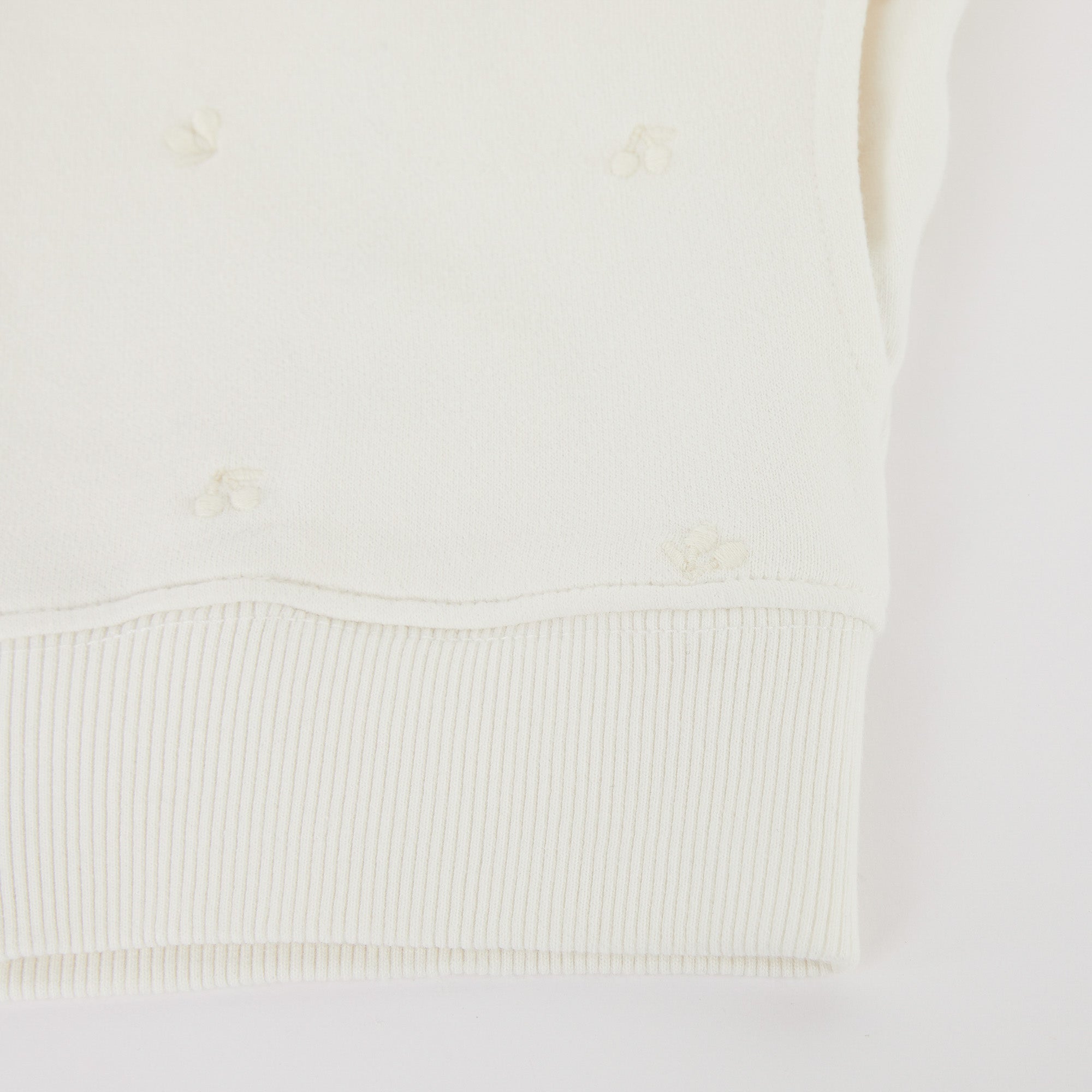 Girls White Zip-Up Top