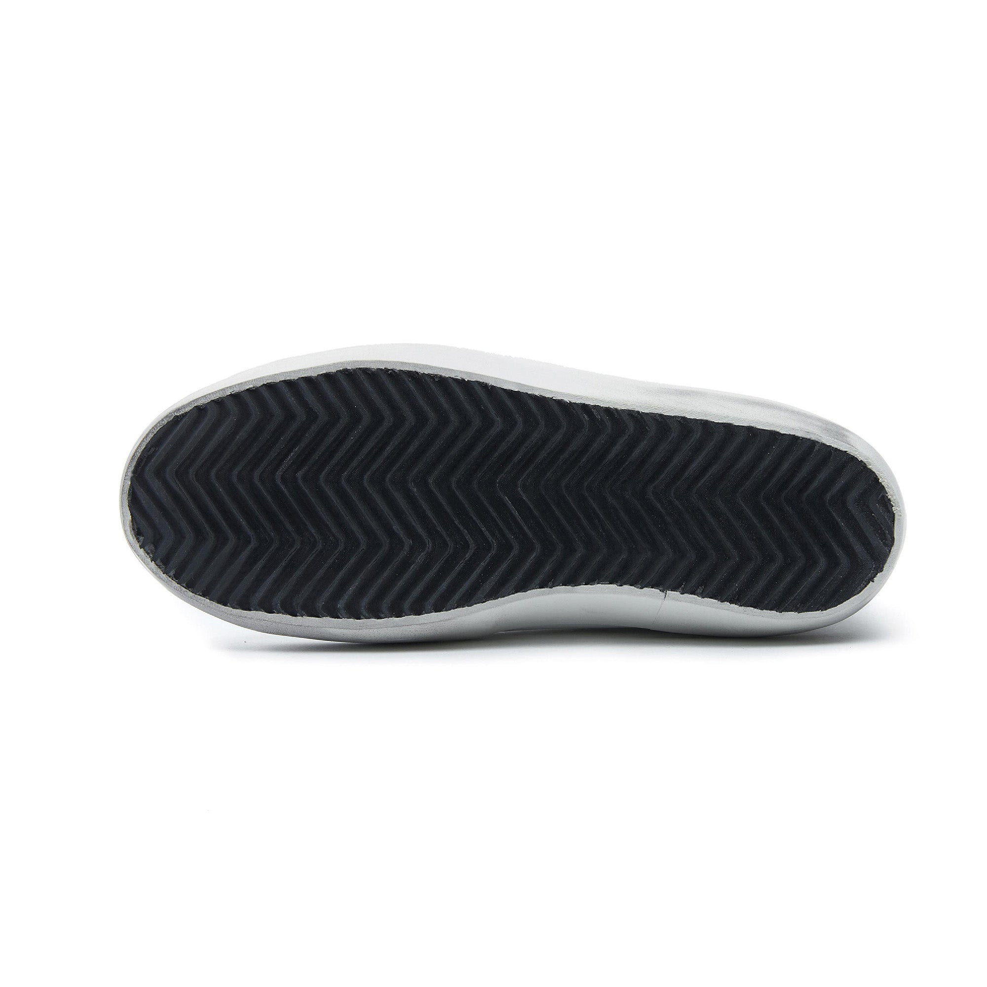 Girls White Glitter Star Leather Shoes