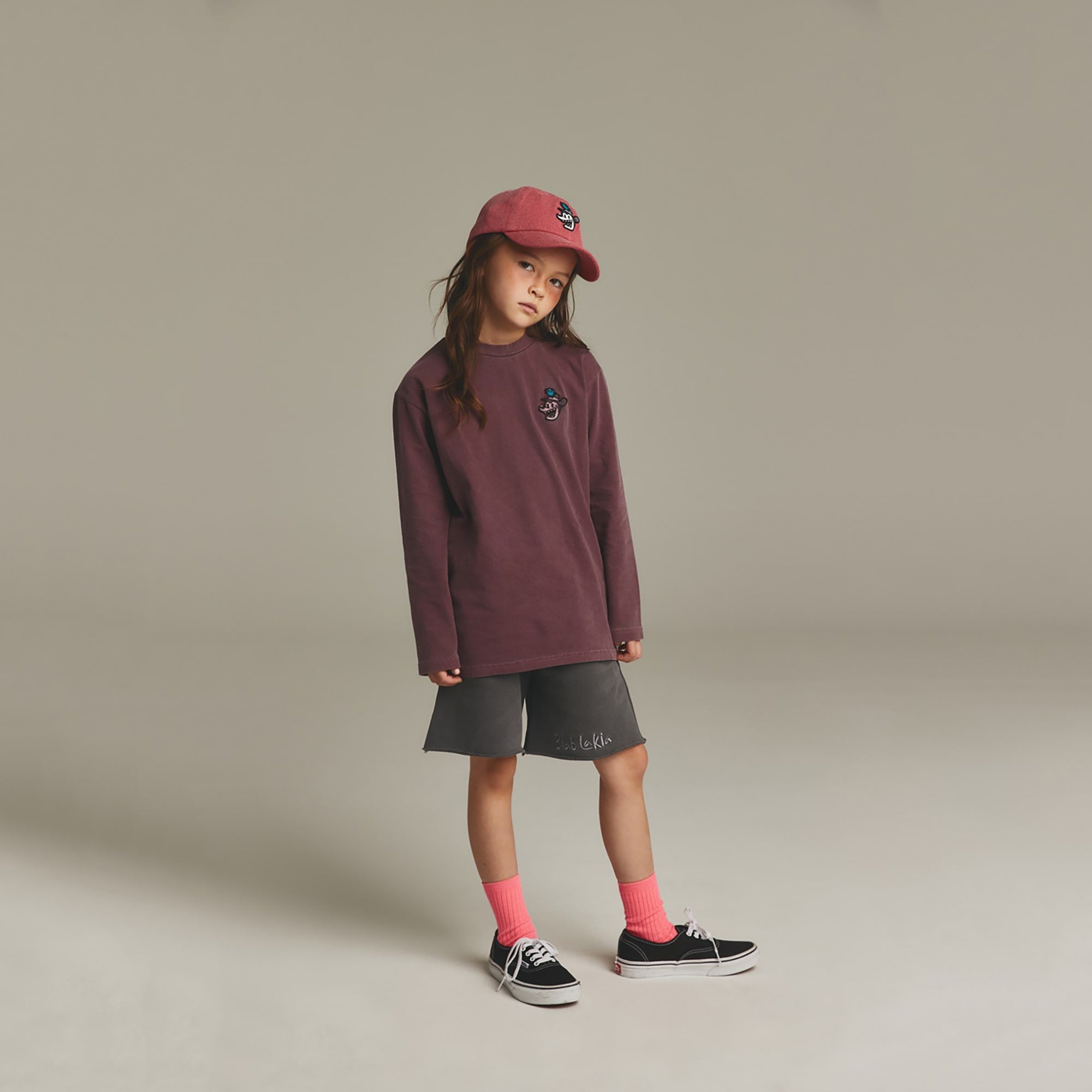 Boys & Girls Wine Red Cotton T-Shirt