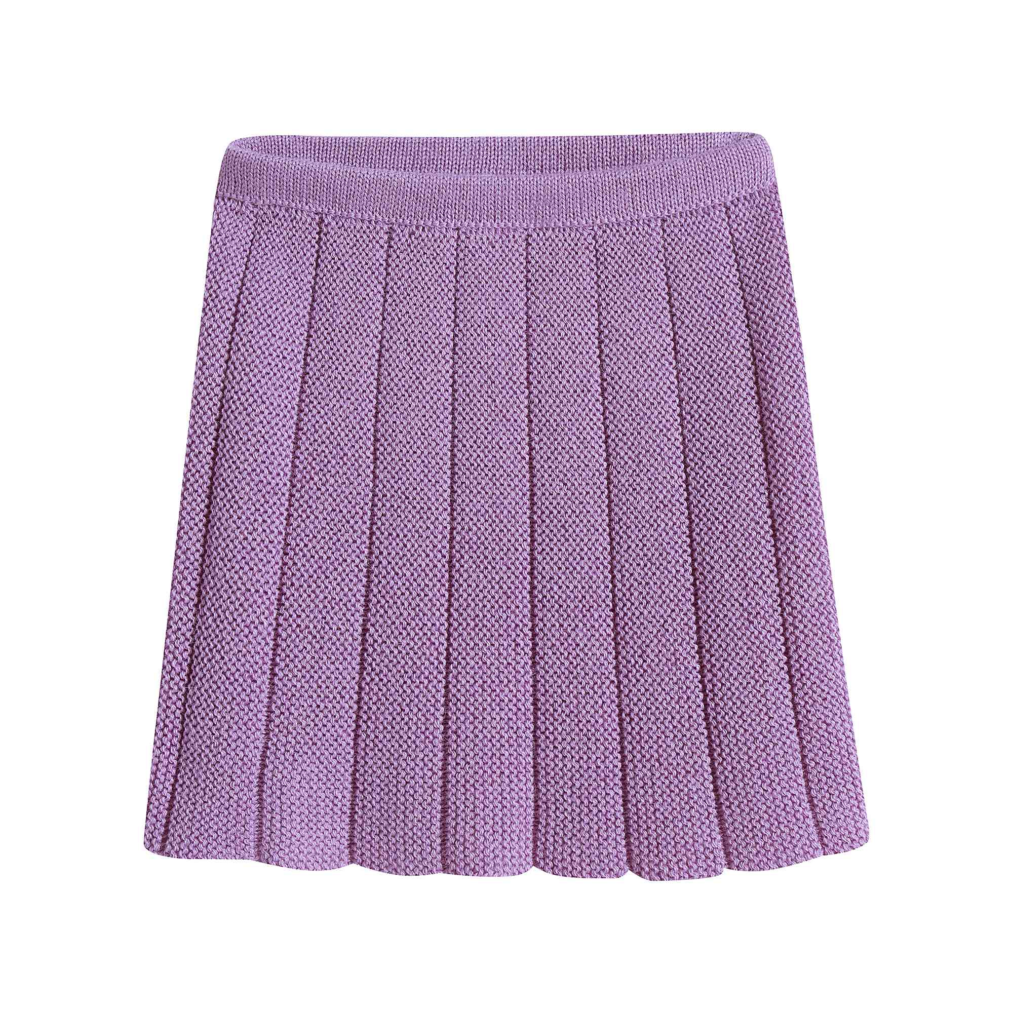 Girls Lilac Baby Alpaca Everyday Skirt