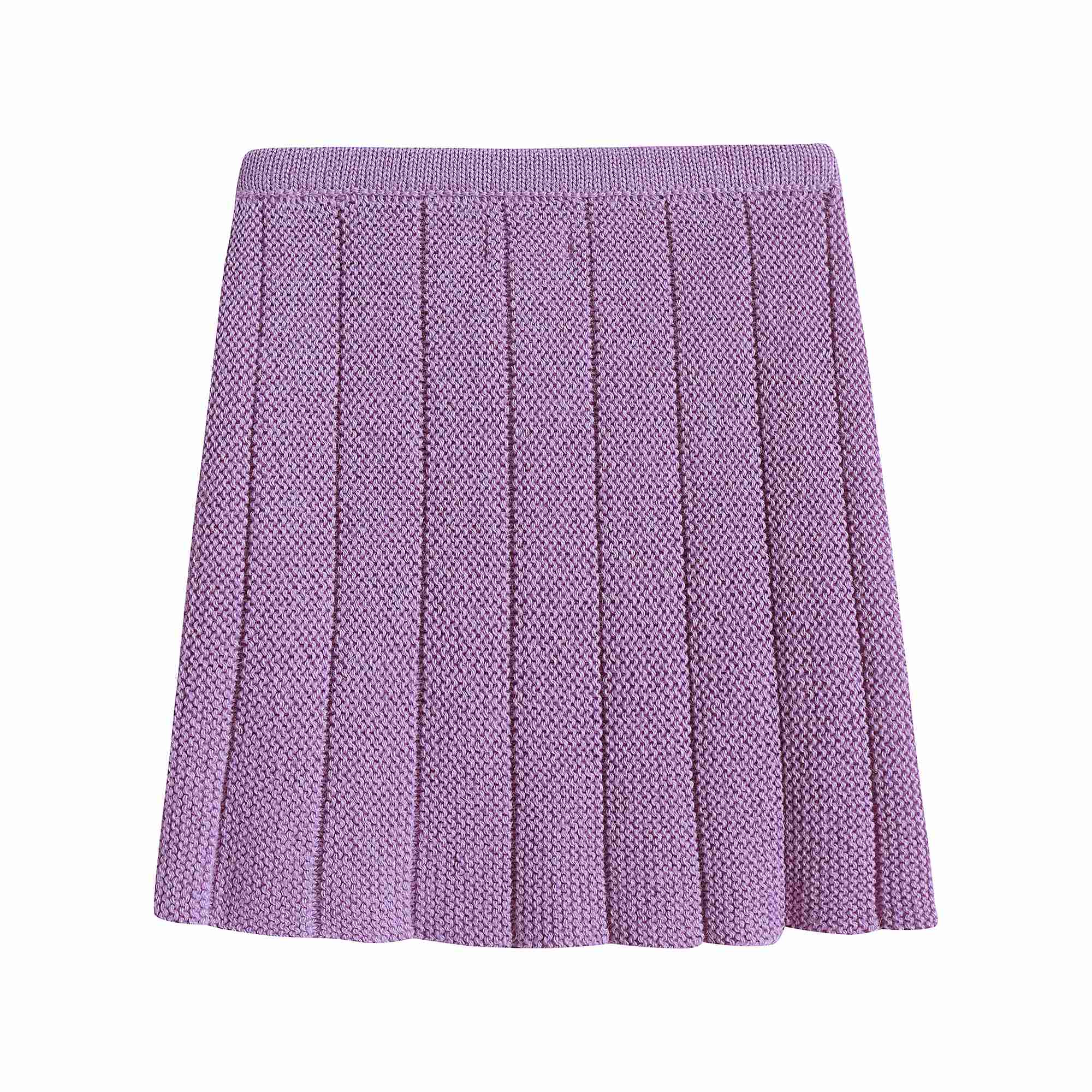 Girls Lilac Baby Alpaca Everyday Skirt