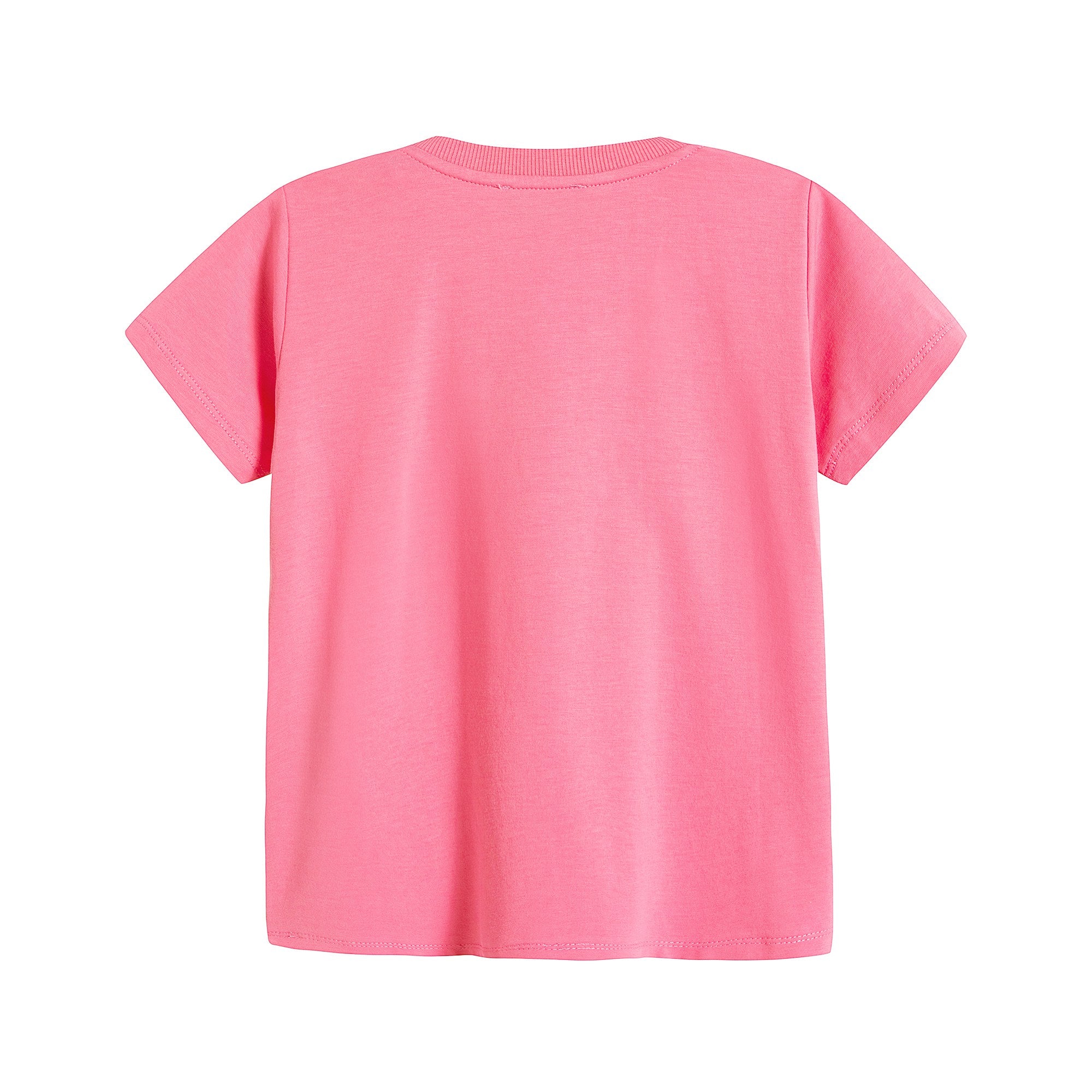 Baby Boys & Girls Pink Cotton T-Shirt