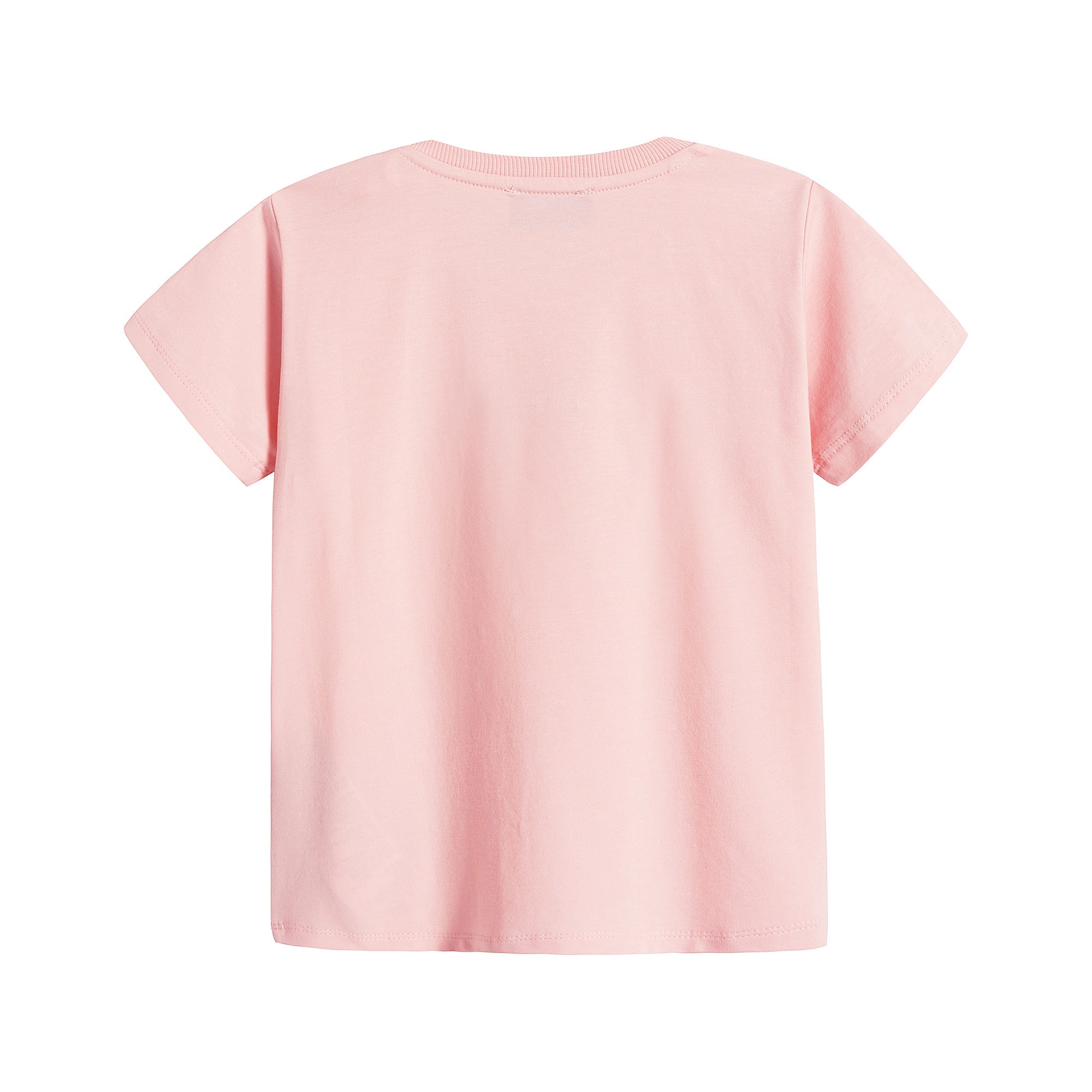 Baby Boys & Girls Pink Logo Cotton T-Shirt