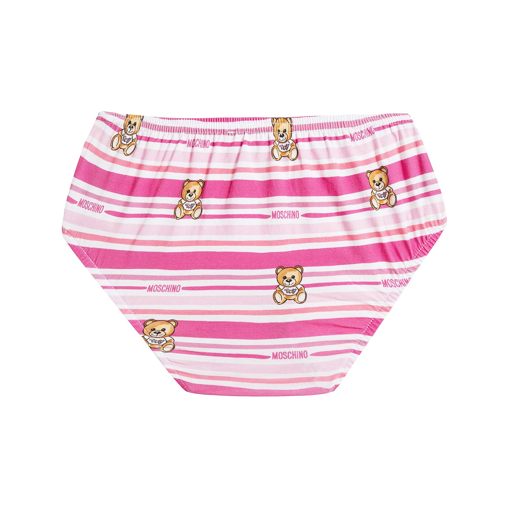 Baby Girls Pink Stripe Dress Suit