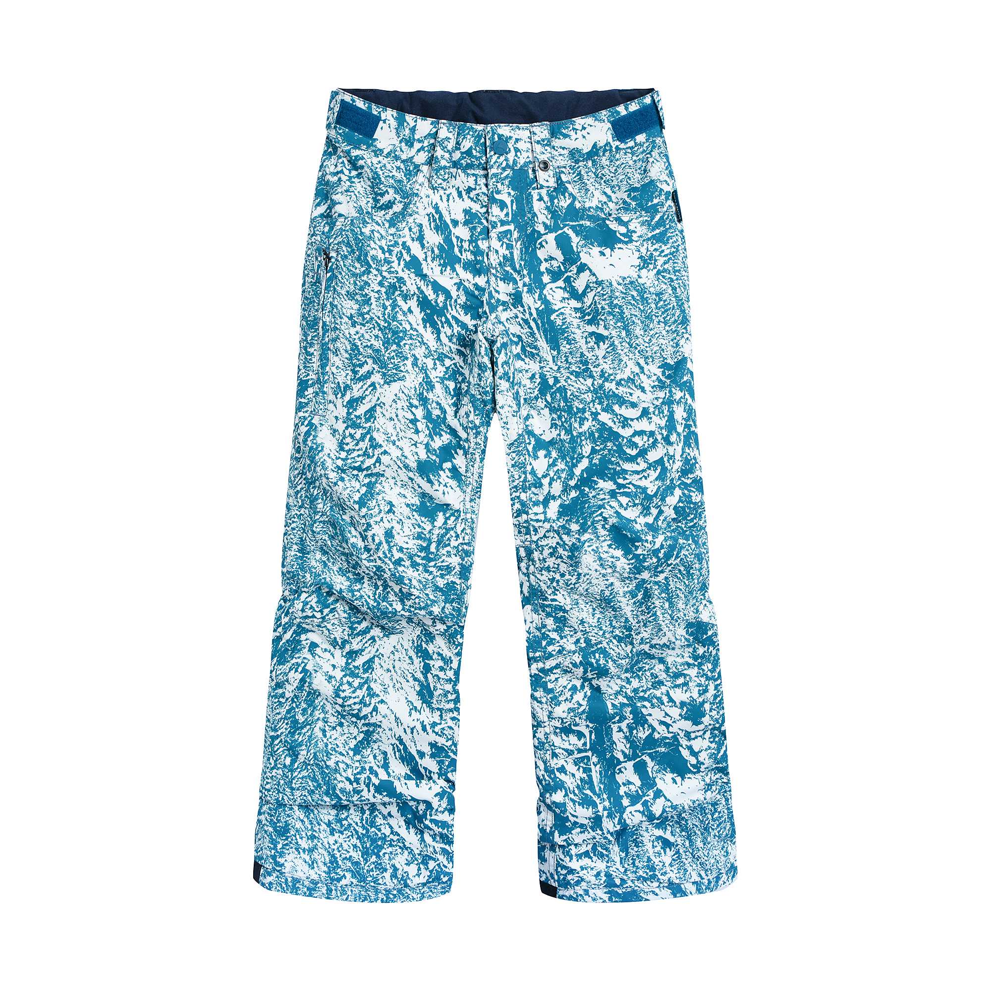 Boys Blue Printed Ski Trousers