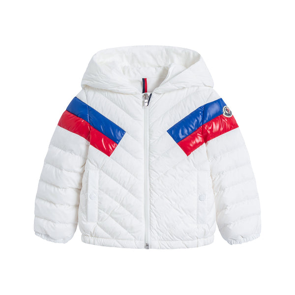 Baby Boys & Girls White "BANURU" Padded Down Jacket