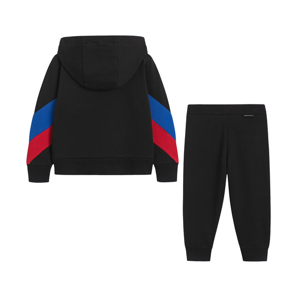 Baby Boys Black Cotton Set