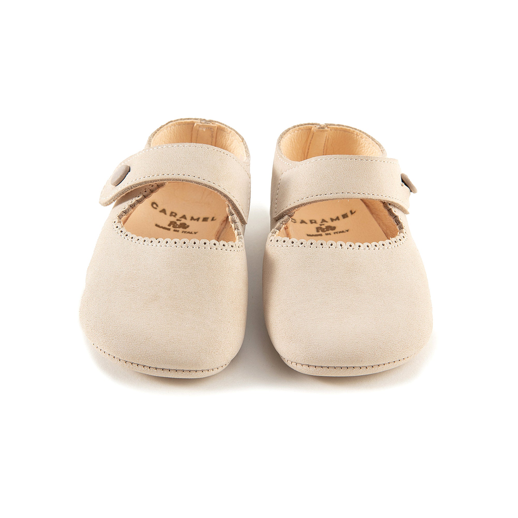 Baby Girls Beige Flat Shoes