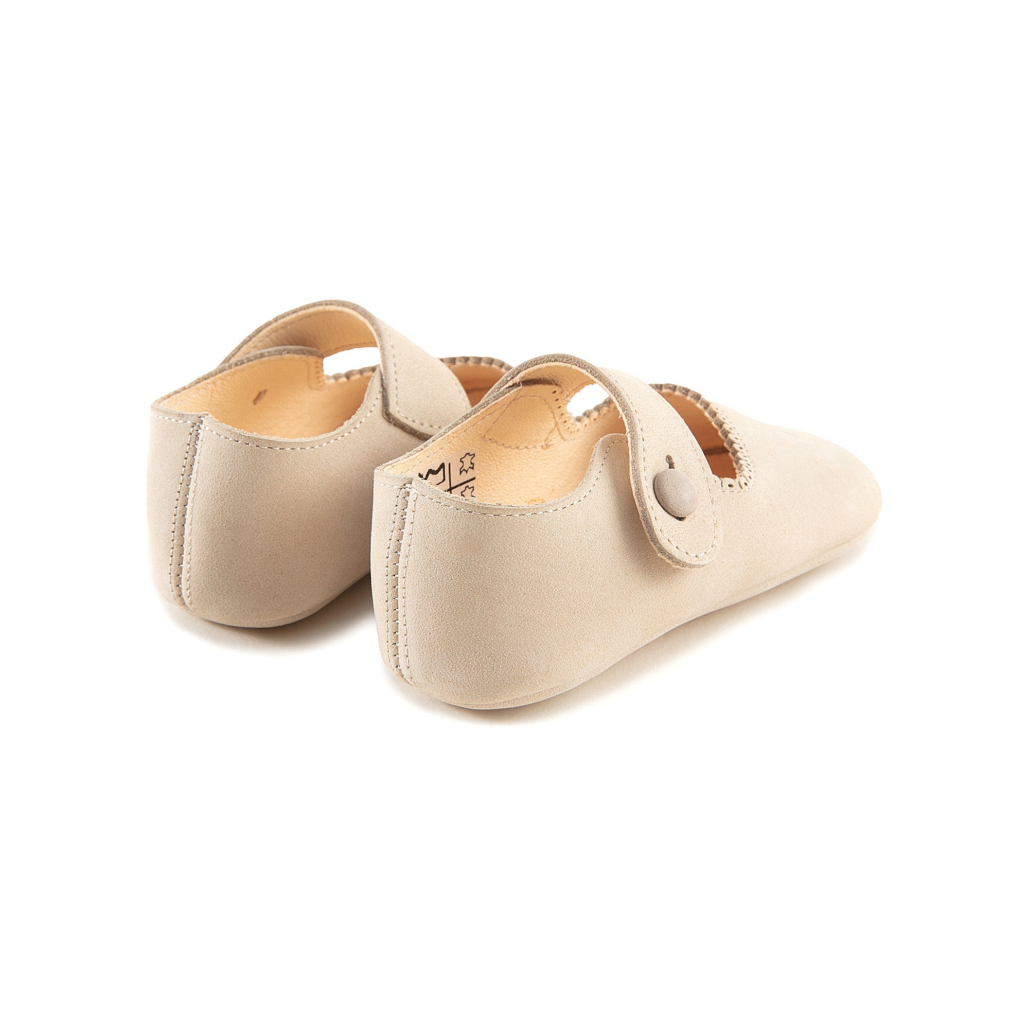Baby Girls Beige Flat Shoes