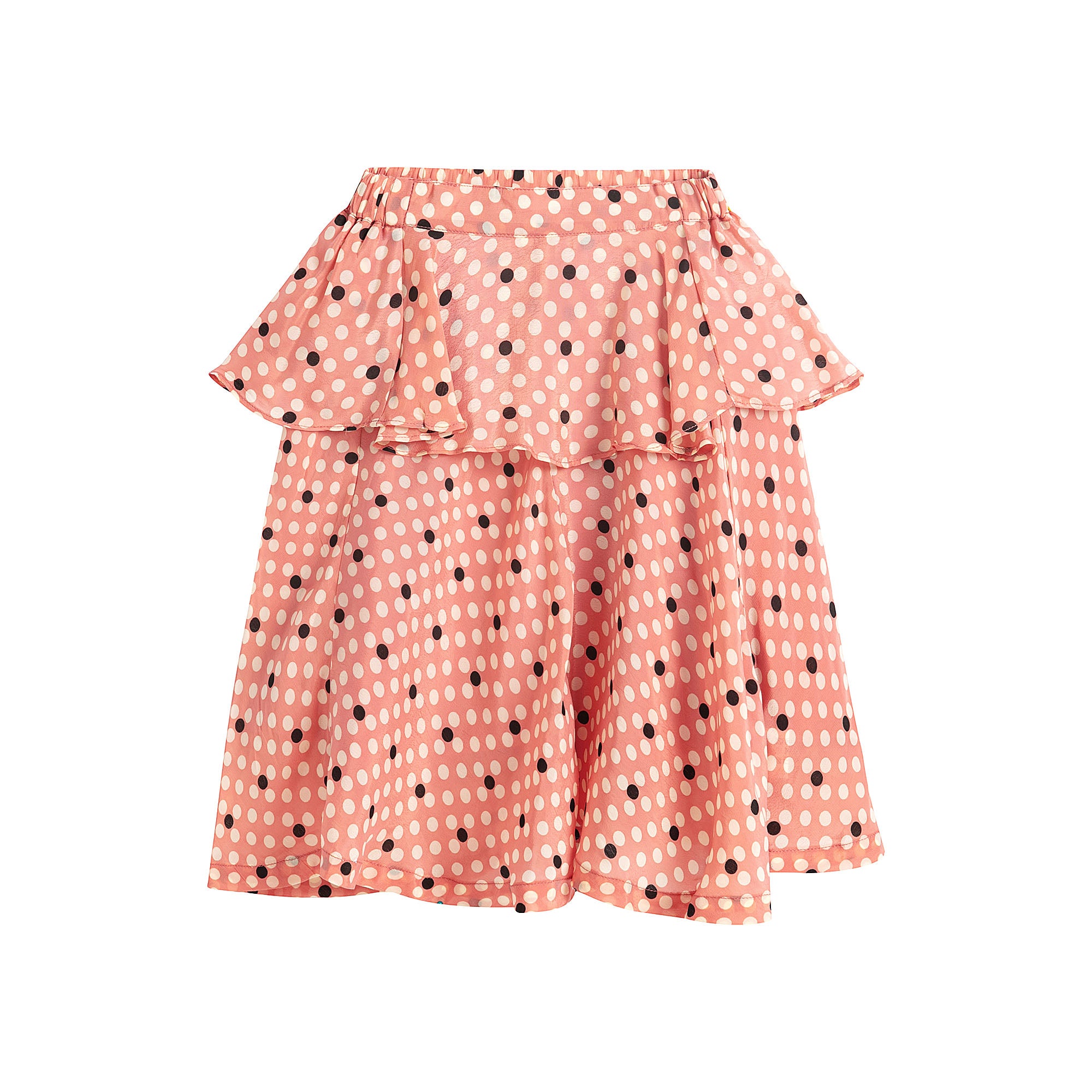 Girls Pink Dots Skirt