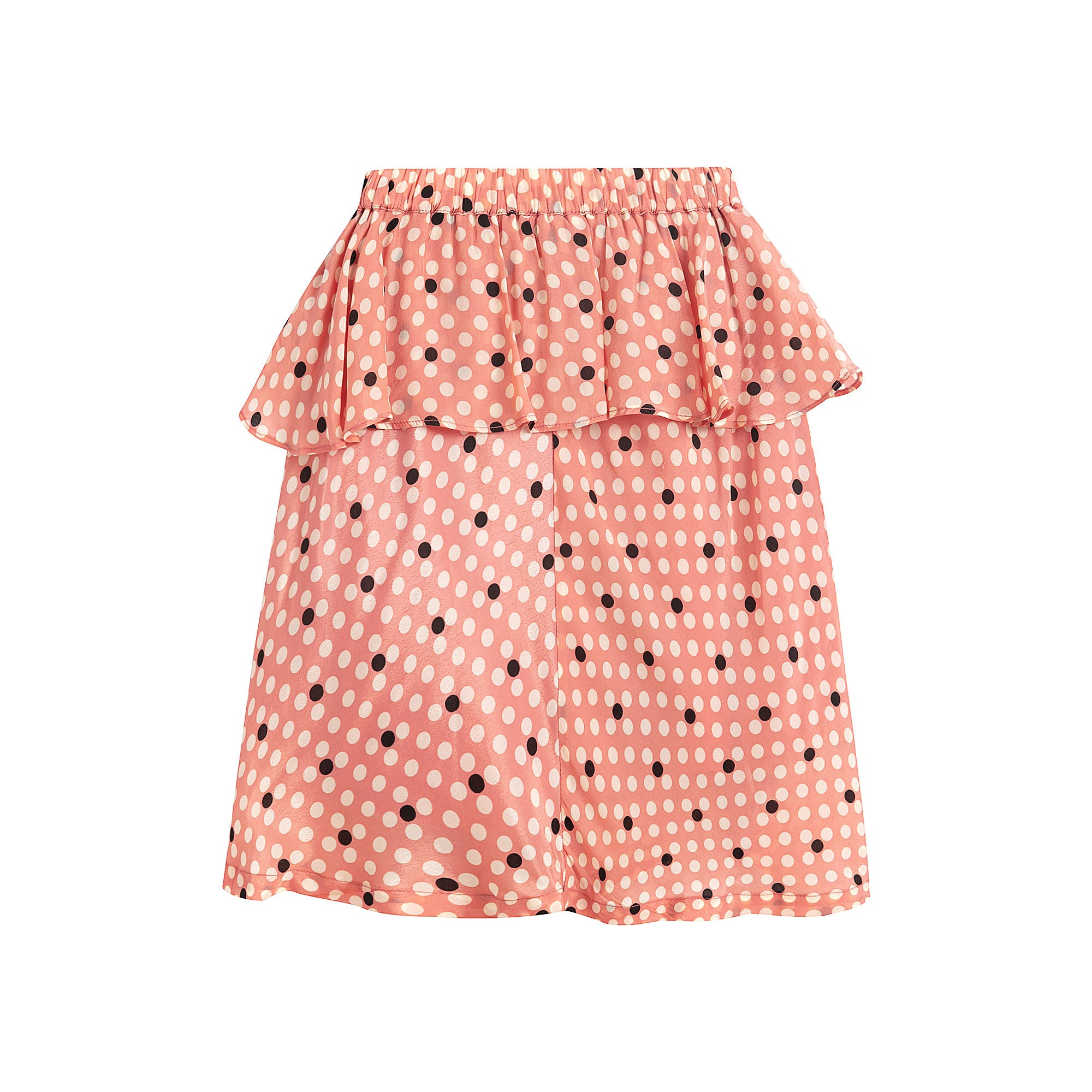 Girls Pink Dots Skirt