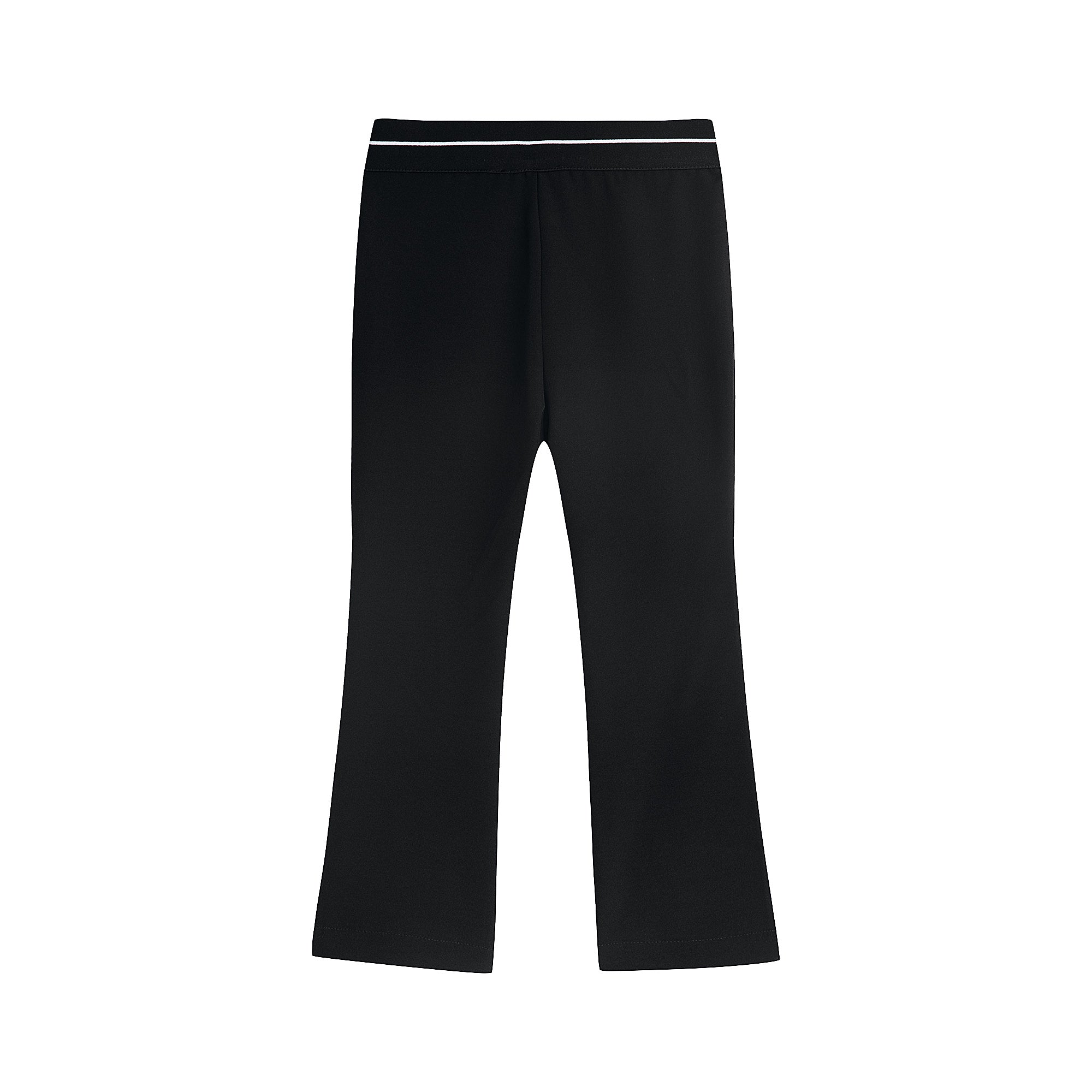 Girls Black Logo Trousers