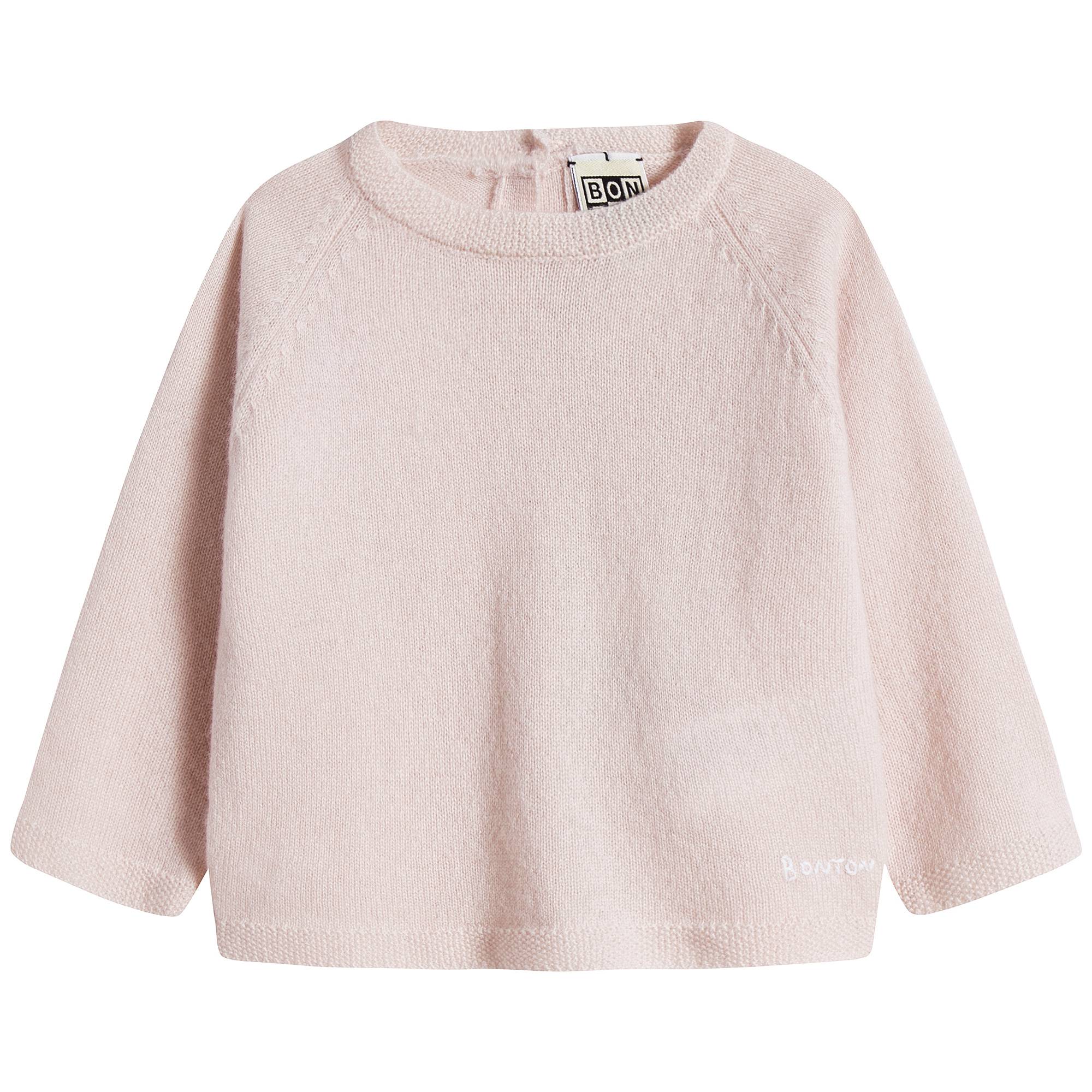 Baby Boys & Girls Pink Cashmere Babysuit