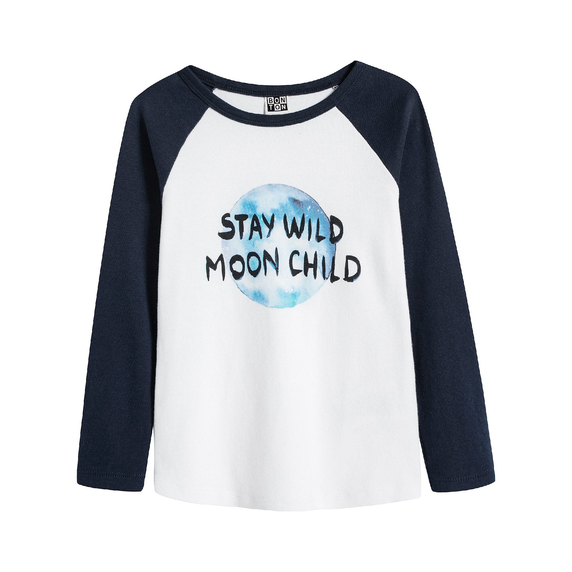 Boys & Girls White Moon T-Shirt