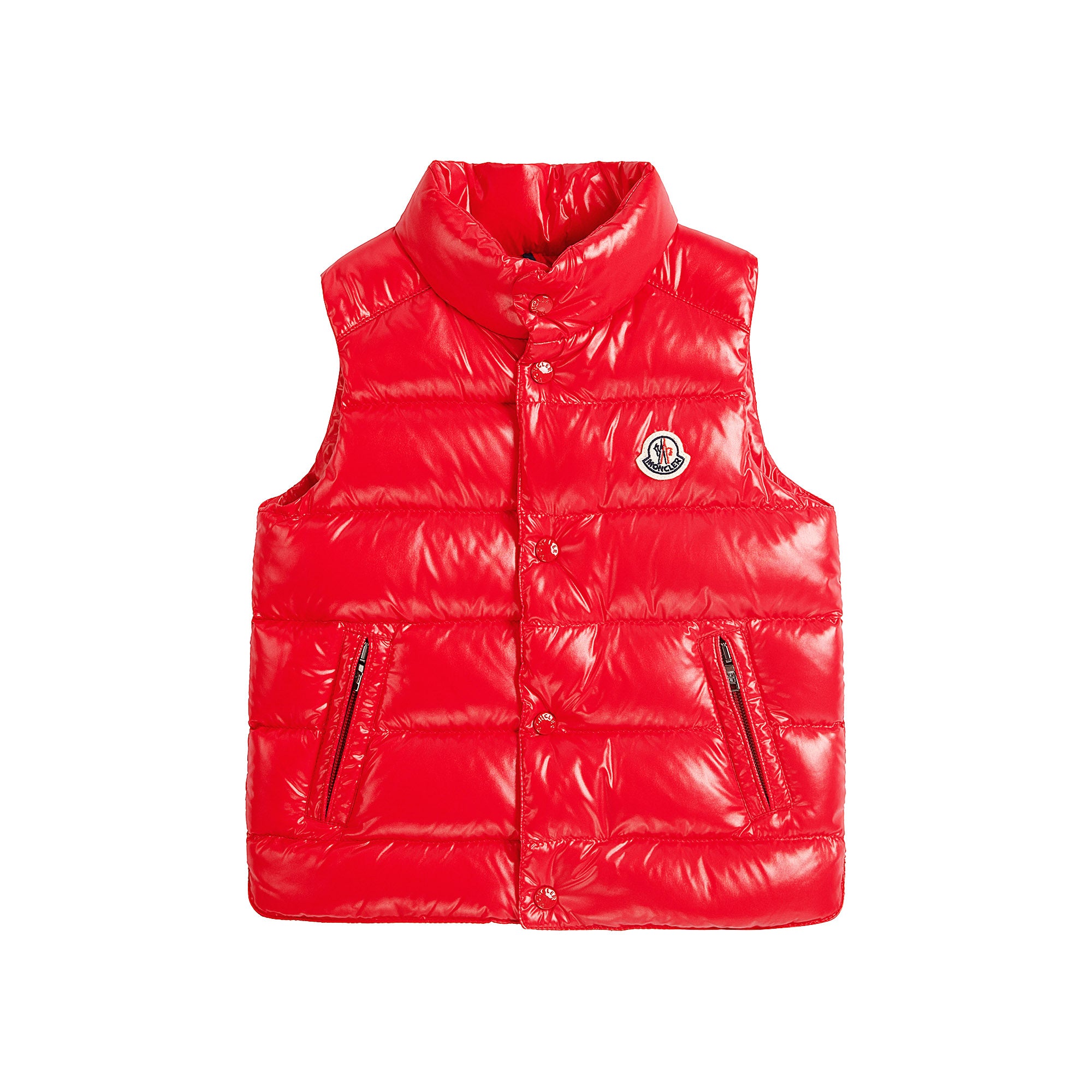 Boys & Girls Red "BERNARD" Padded Down Gilet