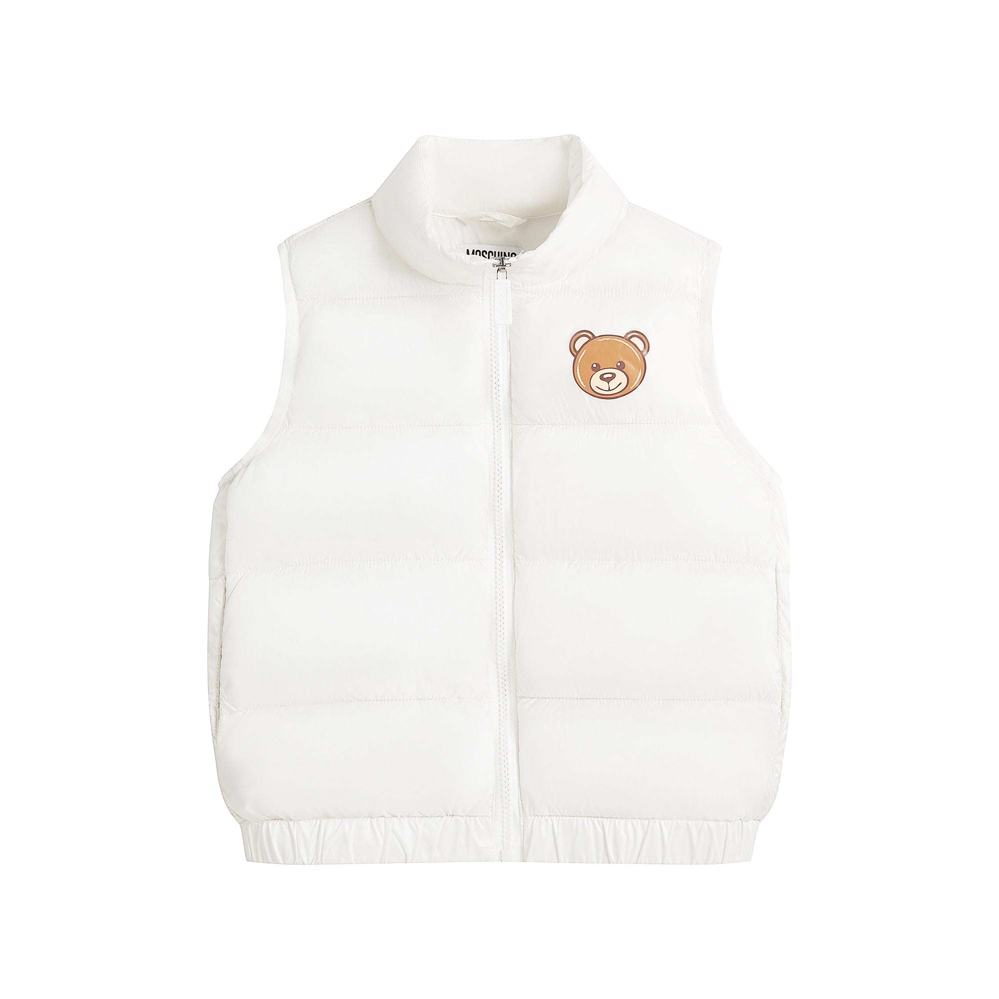 Boys & Girls White Padded Gilet