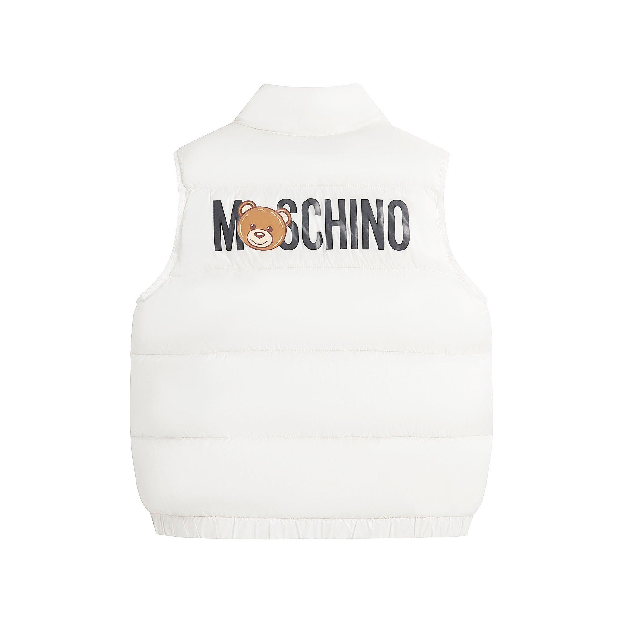 Boys & Girls White Padded Gilet