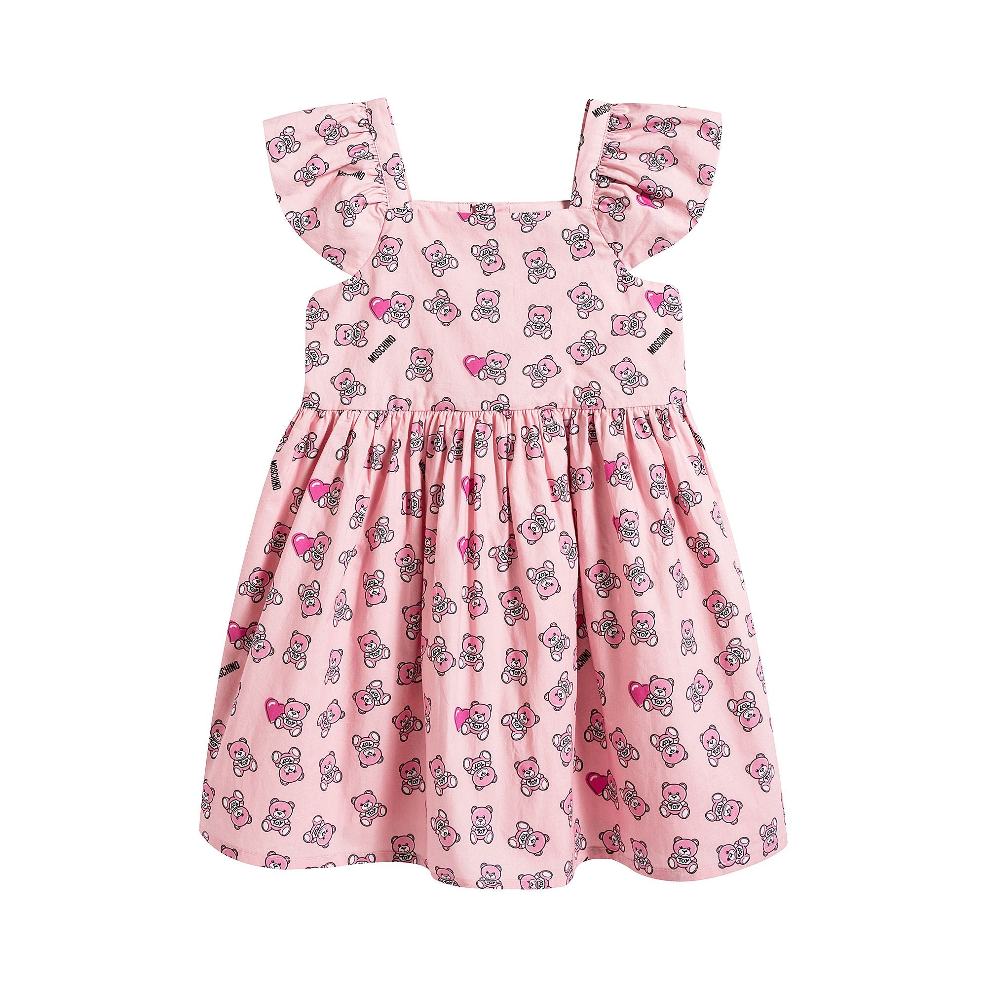 Baby Girls Pink Toy Cotton Dress
