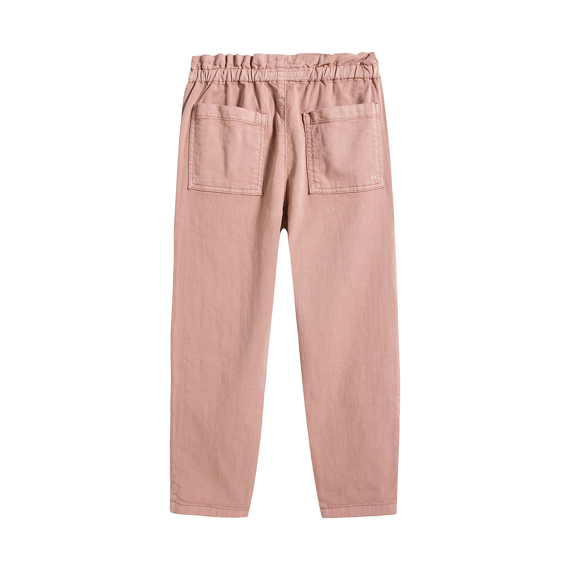Girls Pink Cotton Trousers