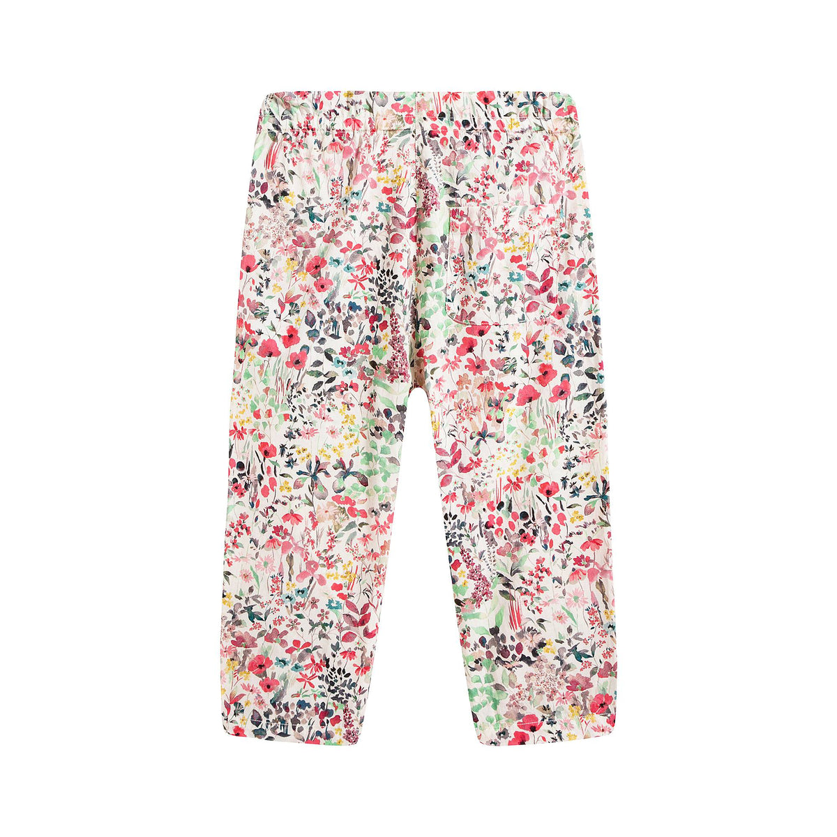 Pantalon en coton multicolore pour bébés filles