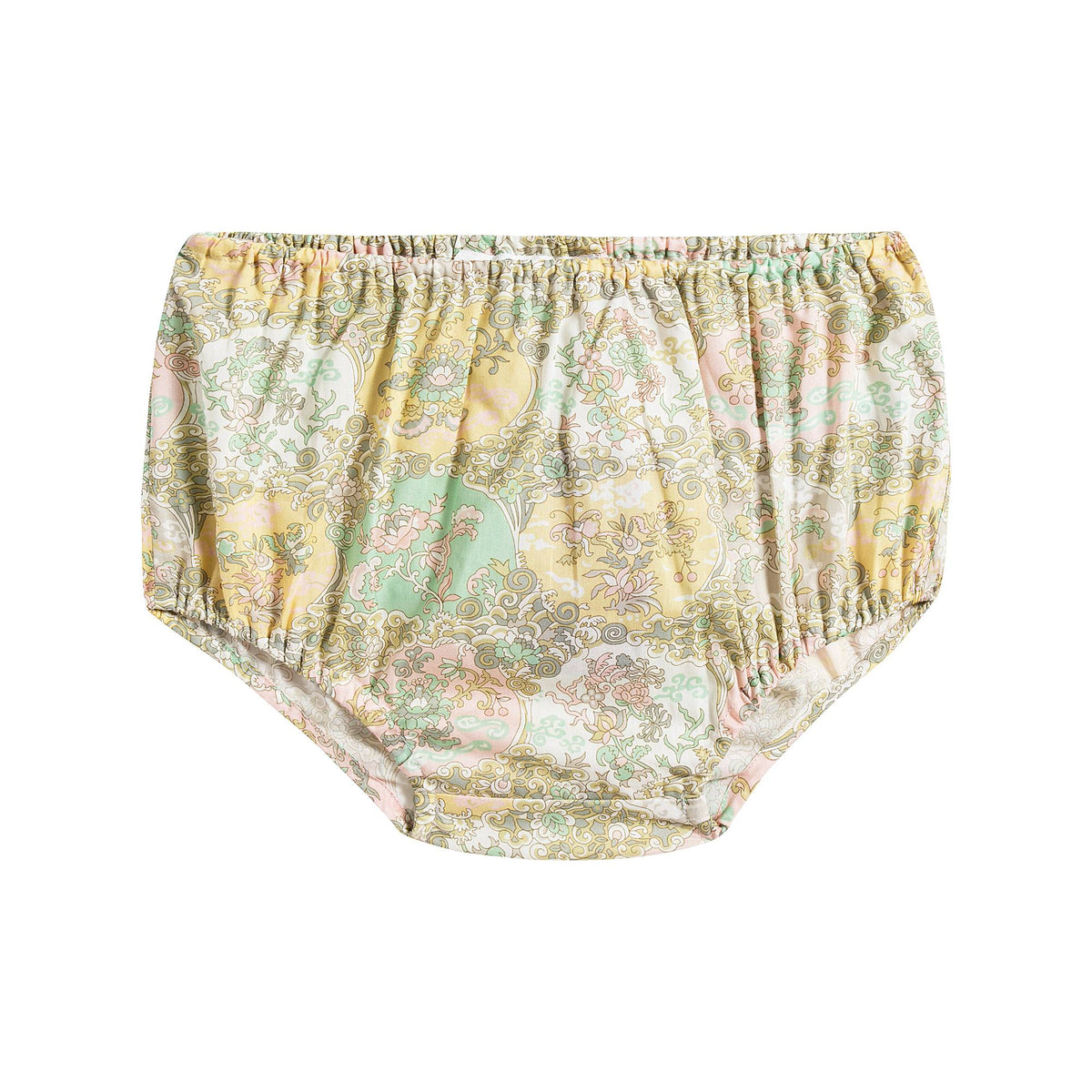 Baby Girls Yellow Printing Cotton Bloomers