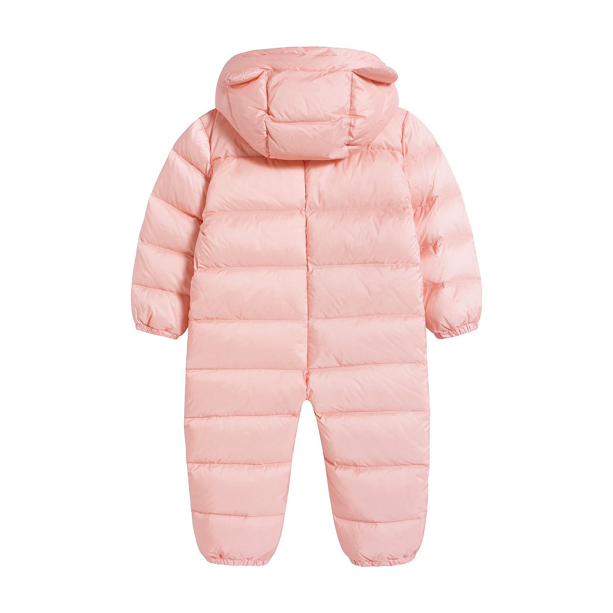 Baby Girls Pink Padded Overall