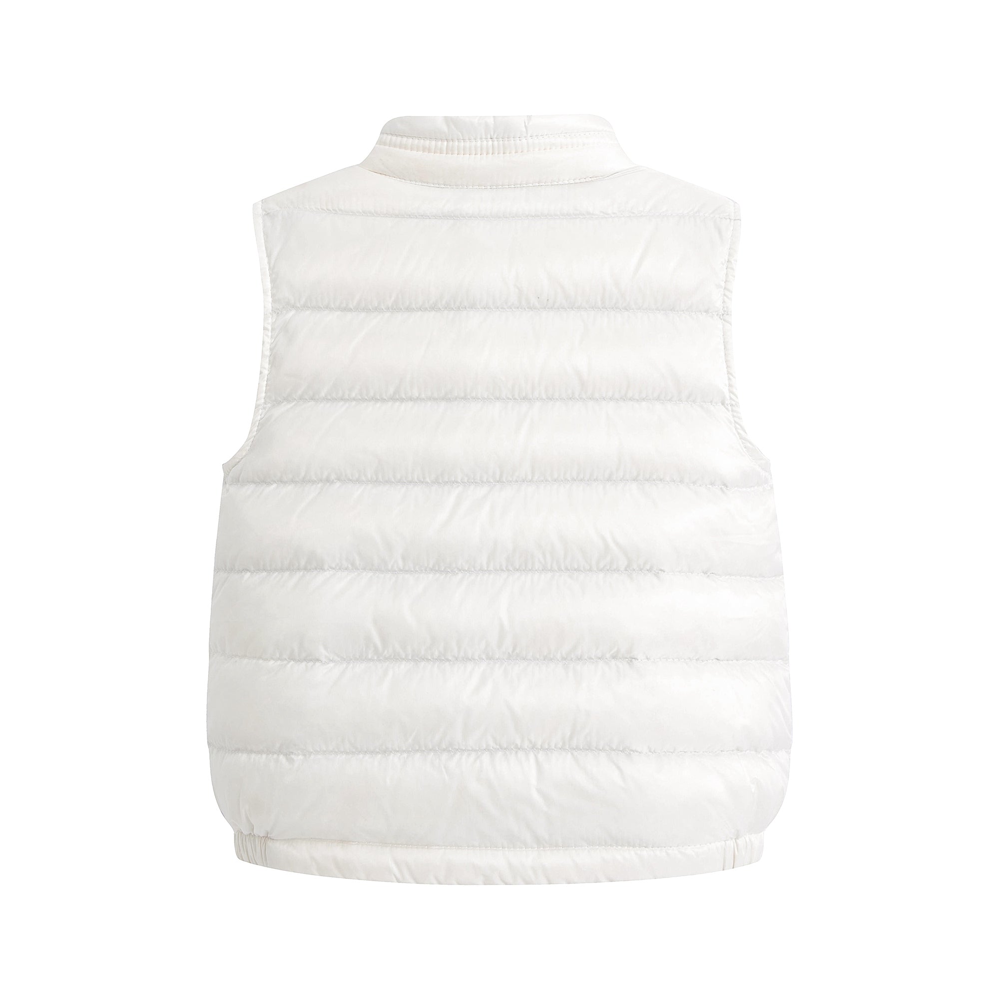 Baby Boys & Girls White 'AMAURY' Padded Down Vest