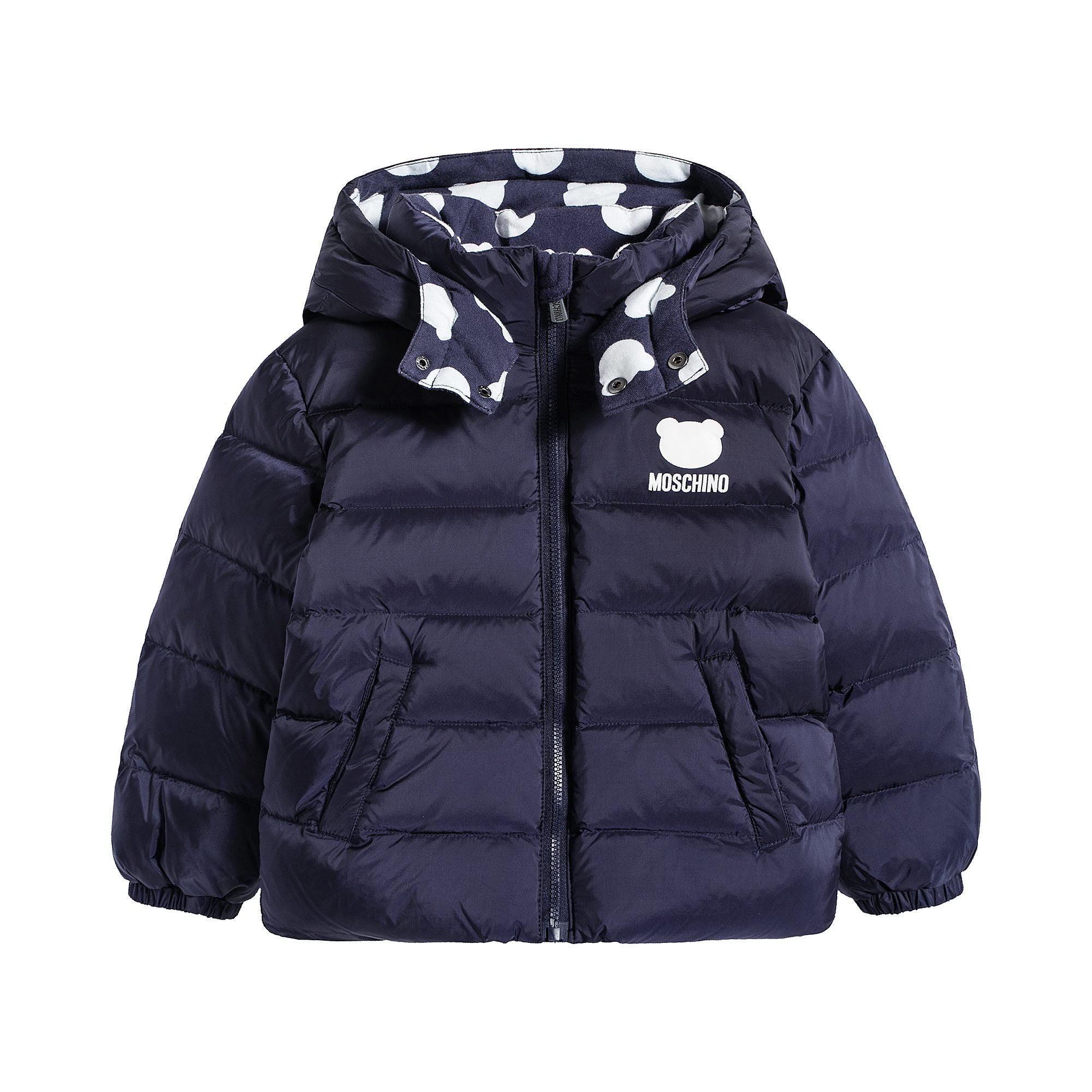 Baby Boys & Girls Navy Blue Padded Jacket